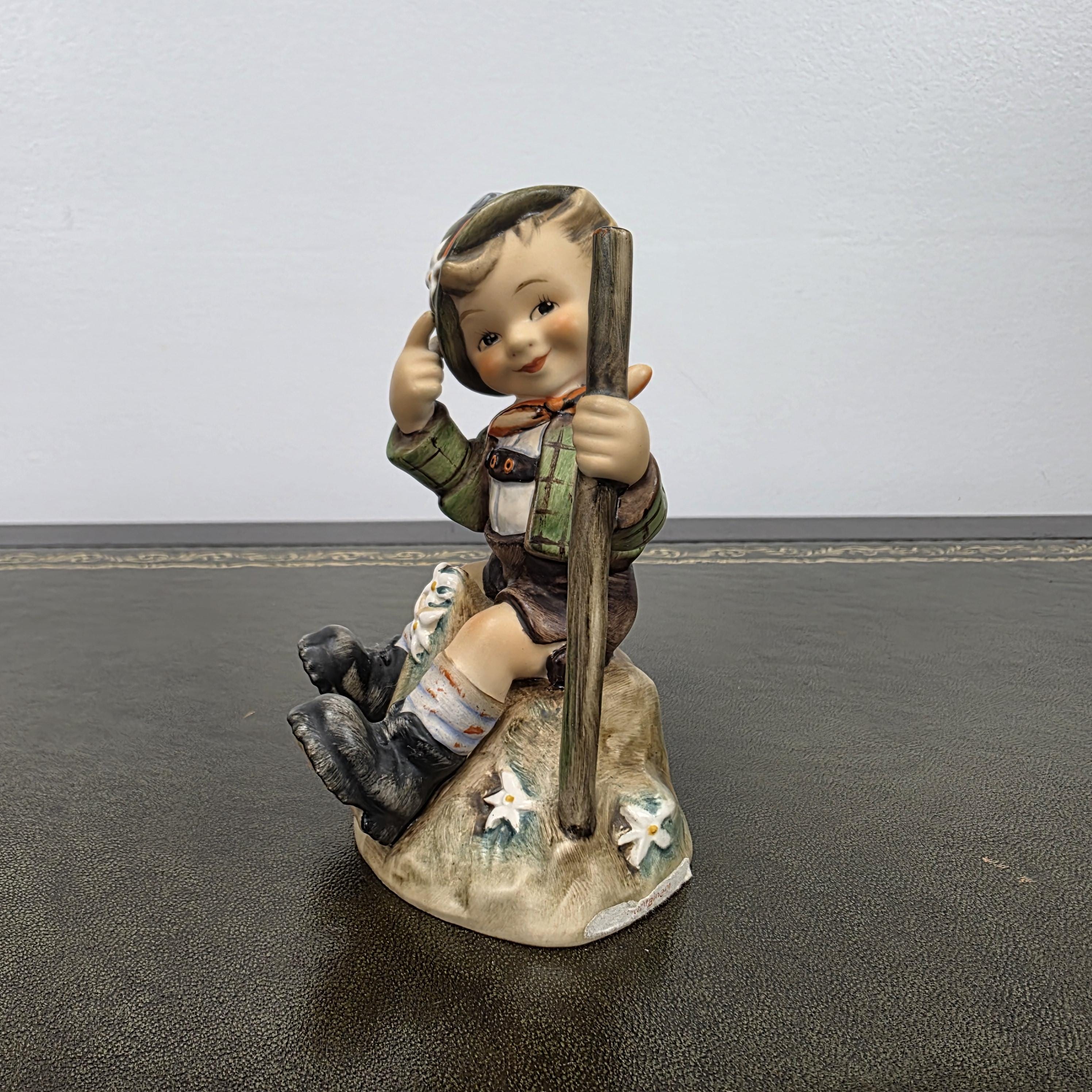 Goebel Hummel Model 315 W Germany Porcelain Boy Figurine | Vintage Collectible Shelf Display Statue