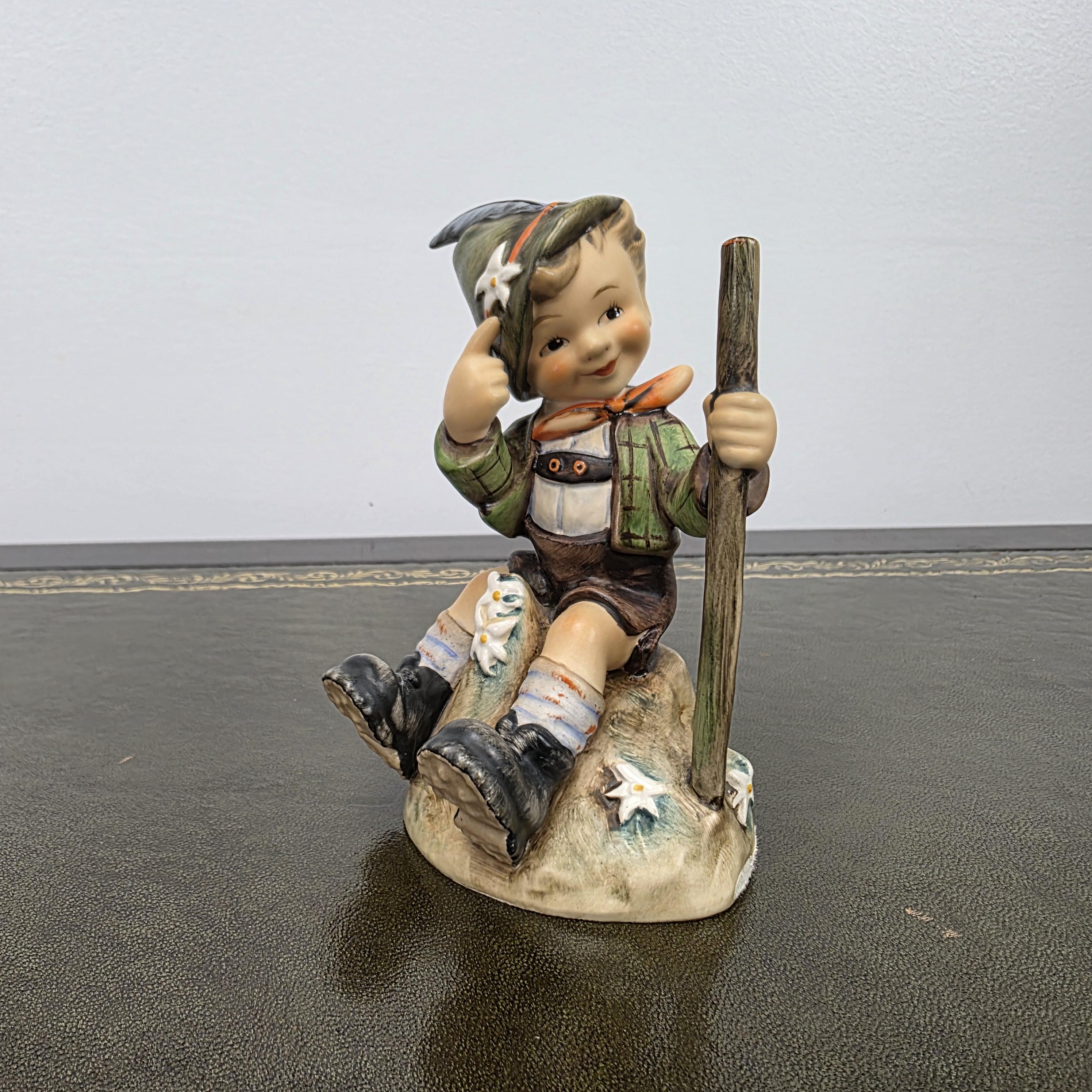 Goebel Hummel Model 315 W Germany Porcelain Boy Figurine | Vintage Collectible Shelf Display Statue