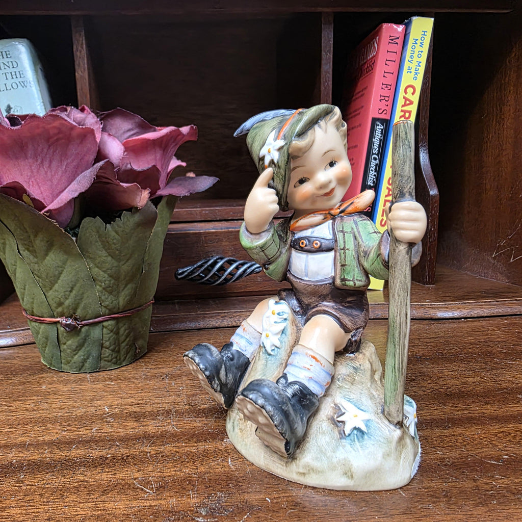 Goebel Hummel Model 315 W Germany Porcelain Boy Figurine | Vintage Collectible Shelf Display Statue