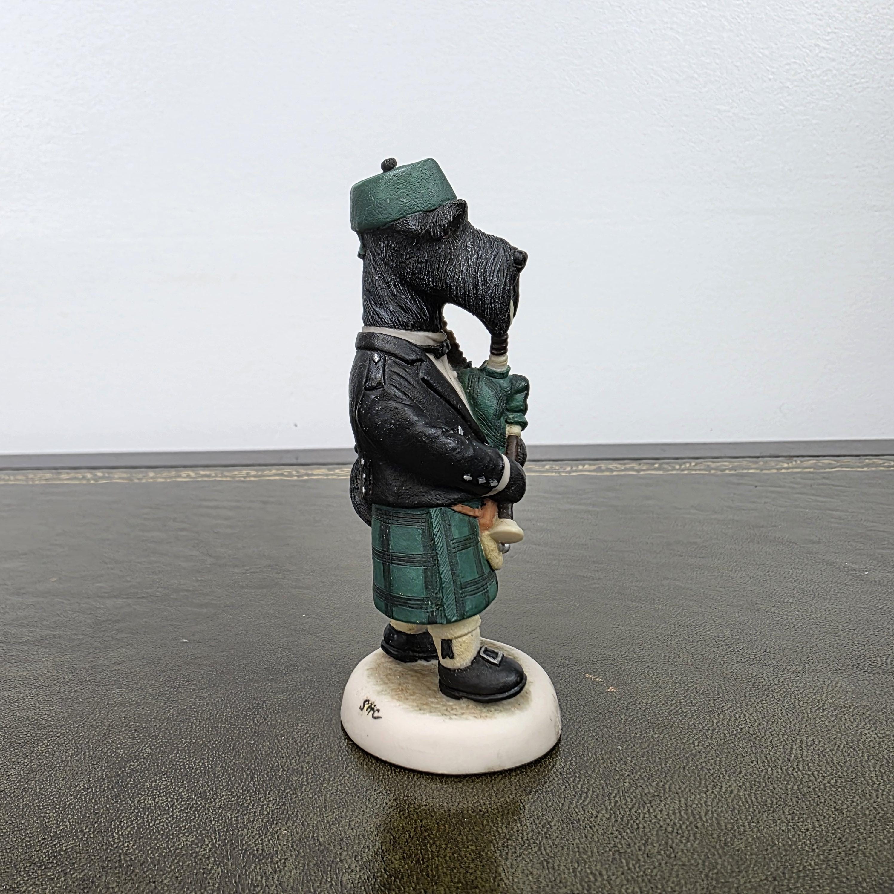 Vintage Country Companions Scottie Piper CC65 Figurine | Robert Harrop England Collectible Scottish Dog Ornament