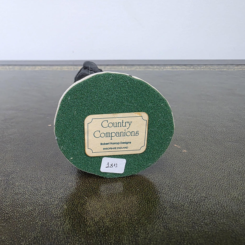 Vintage Country Companions Dog Gentleman Figurine | Robert Harrop England Collectible Resin Animal Ornament Decor