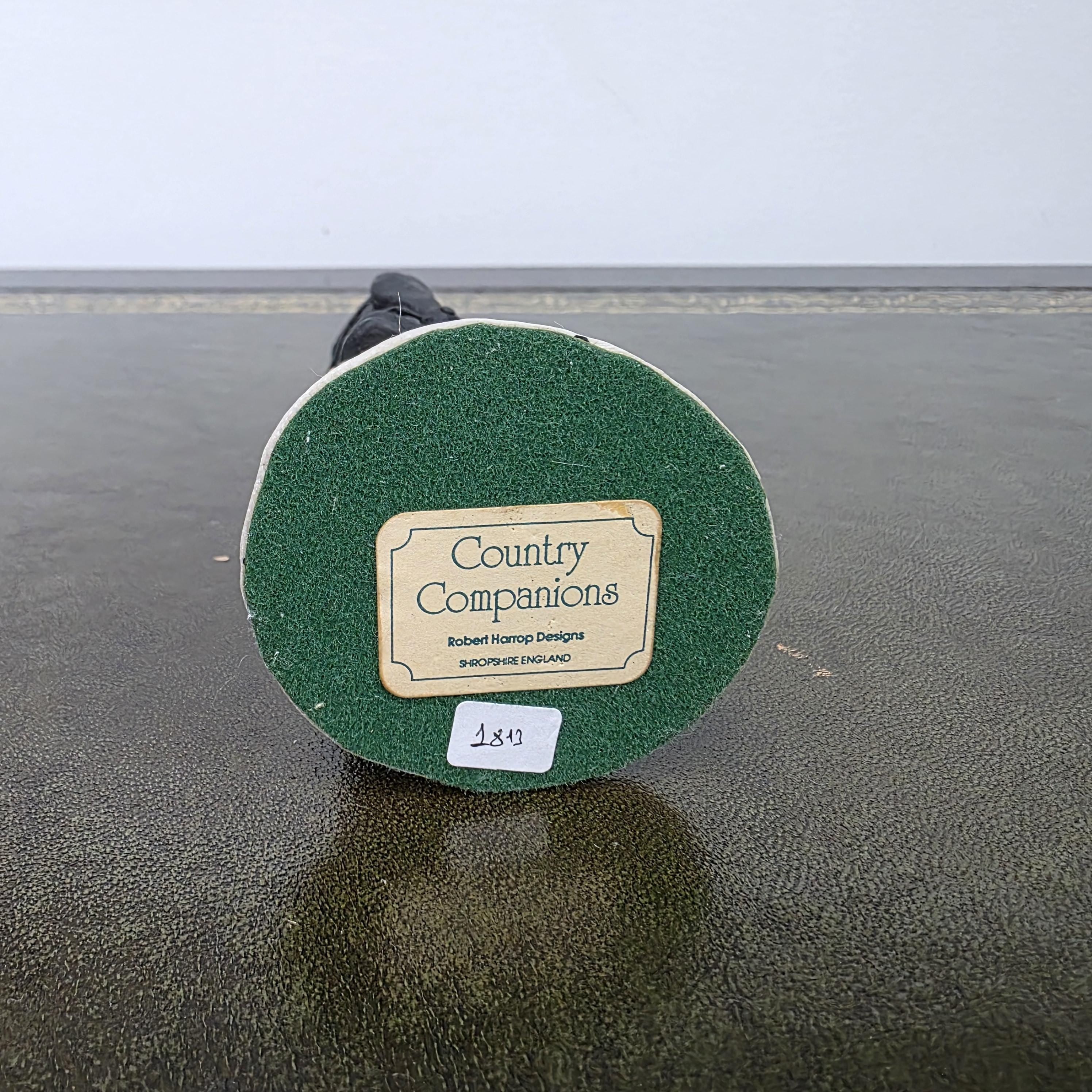 Vintage Country Companions Dog Gentleman Figurine | Robert Harrop England Collectible Resin Animal Ornament Decor