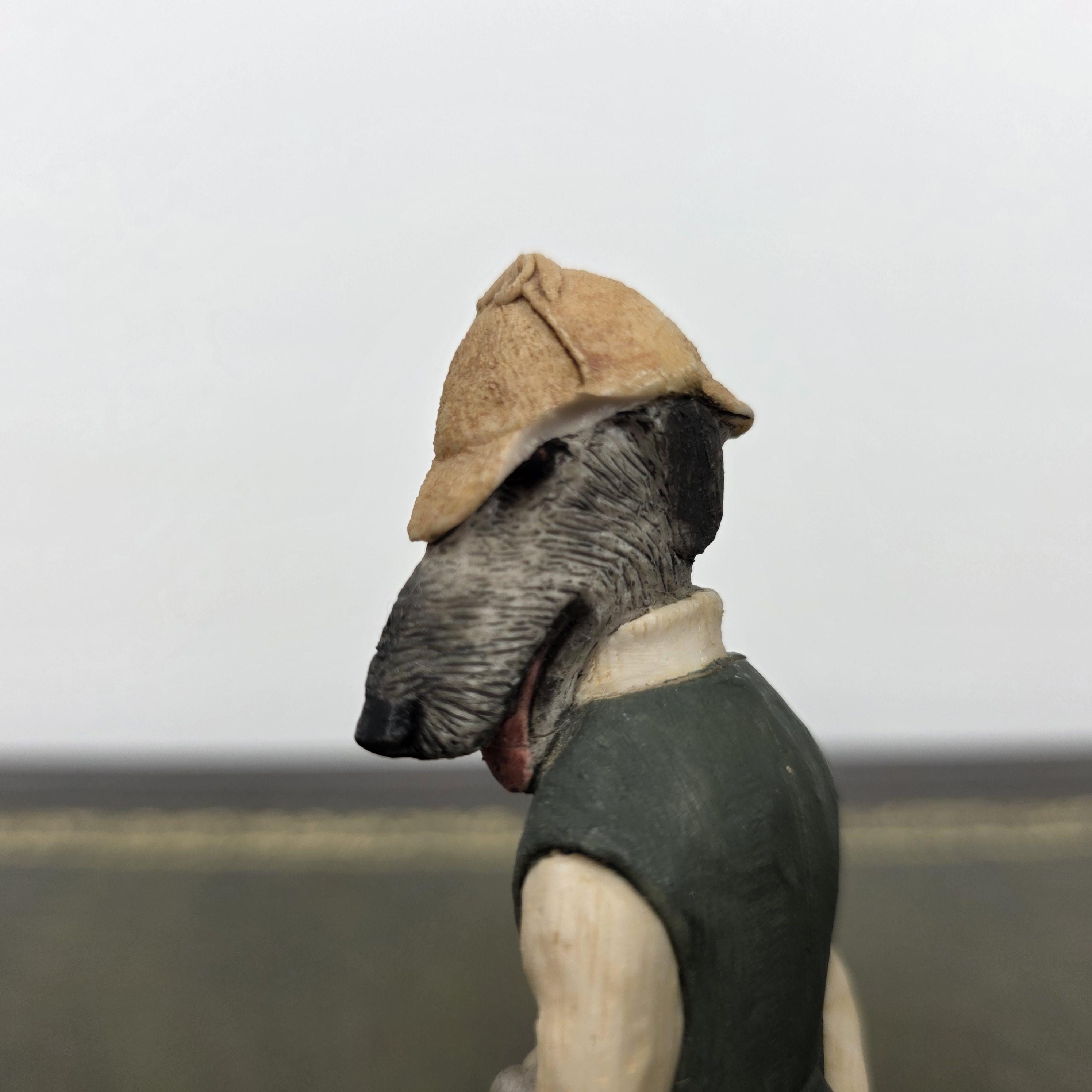 Country Companions Dog Figurine Robert Harrop Design Hunter Hound Statue Vintage Resin Collectible Piece