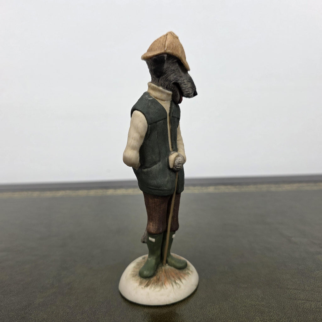 Country Companions Dog Figurine Robert Harrop Design Hunter Hound Statue Vintage Resin Collectible Piece