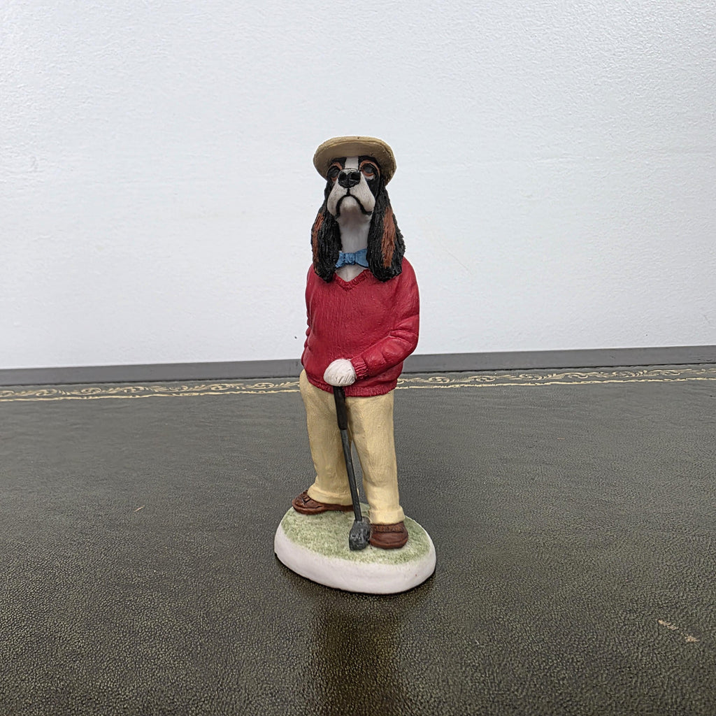 American Cocker Dog Figurine Country Companions Robert Harrop CC38 Vintage British Decor Sculpture