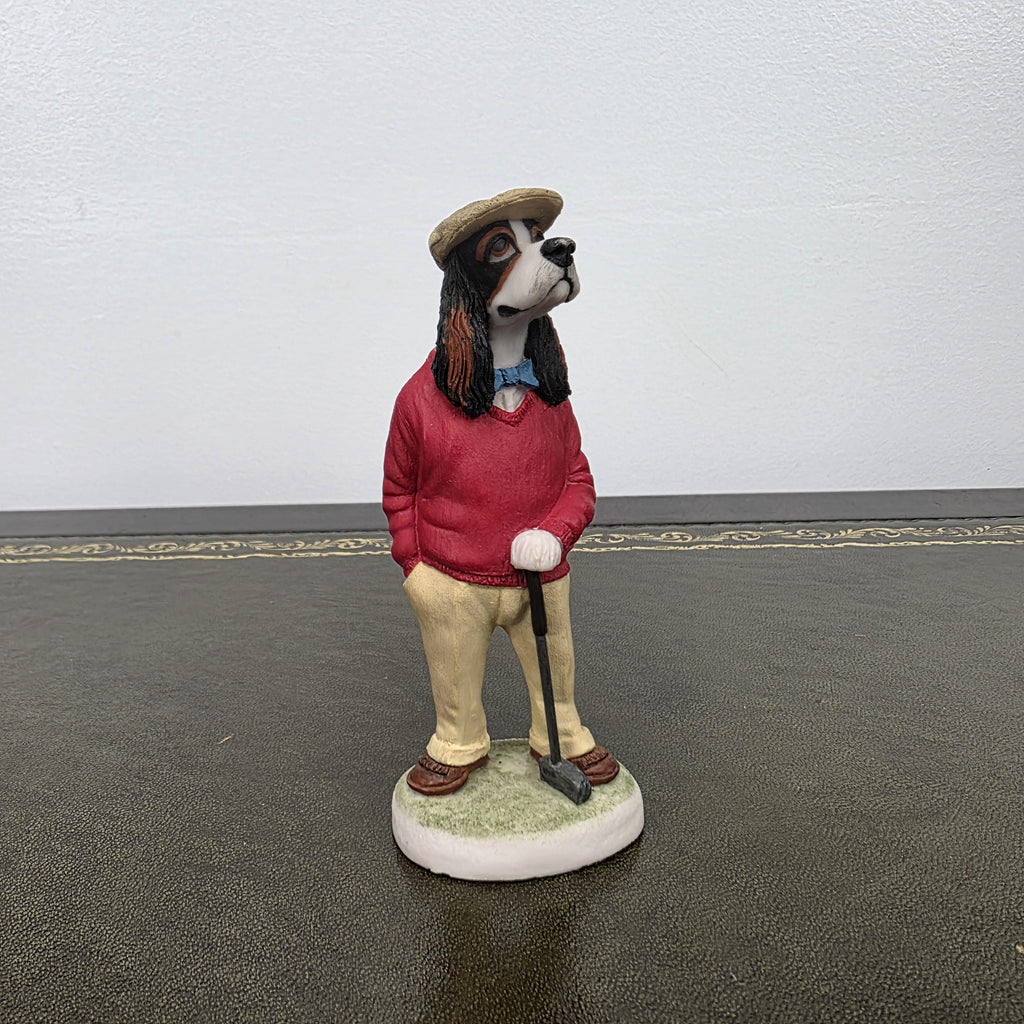 American Cocker Dog Figurine Country Companions Robert Harrop CC38 Vintage British Decor Sculpture