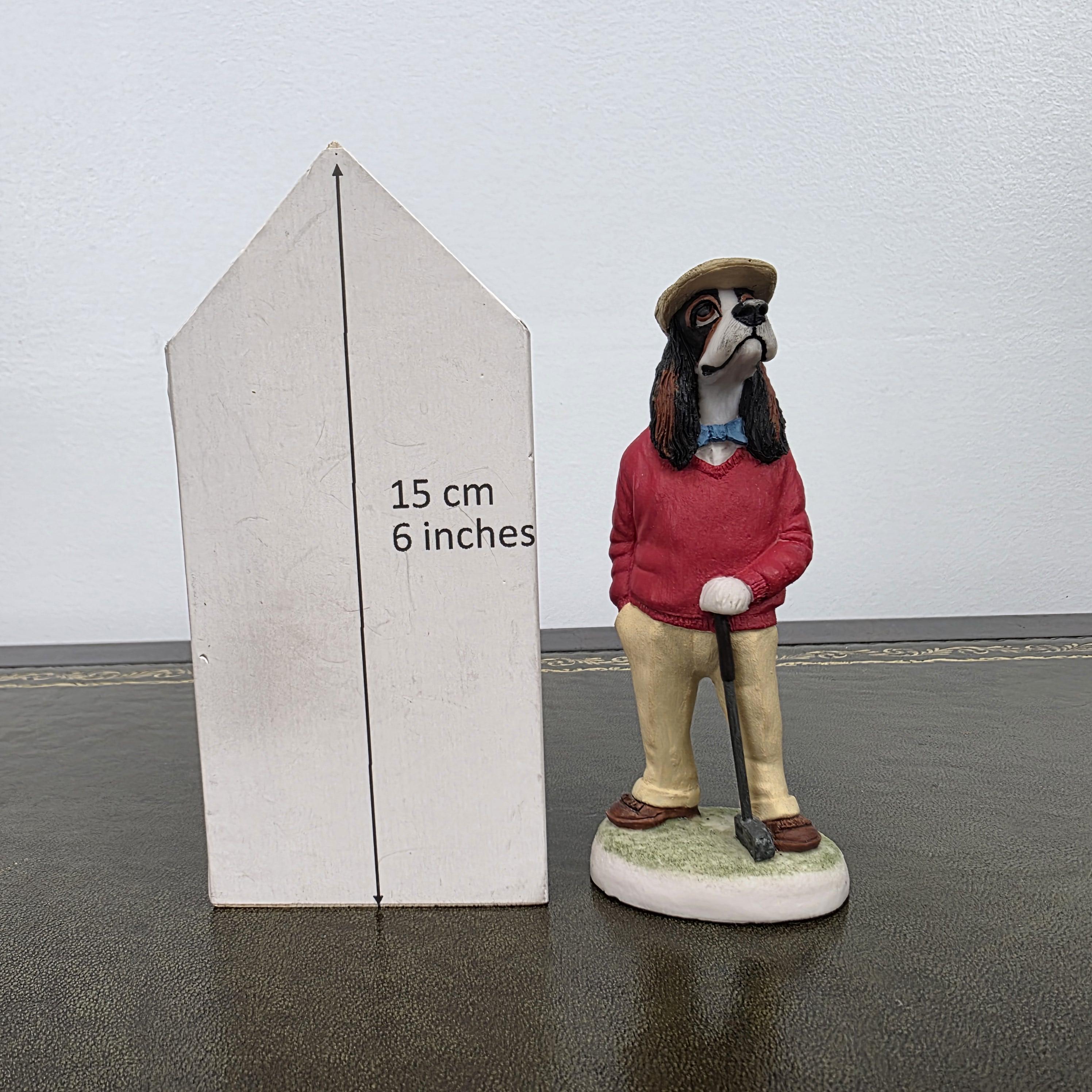 American Cocker Dog Figurine Country Companions Robert Harrop CC38 Vintage British Decor Sculpture