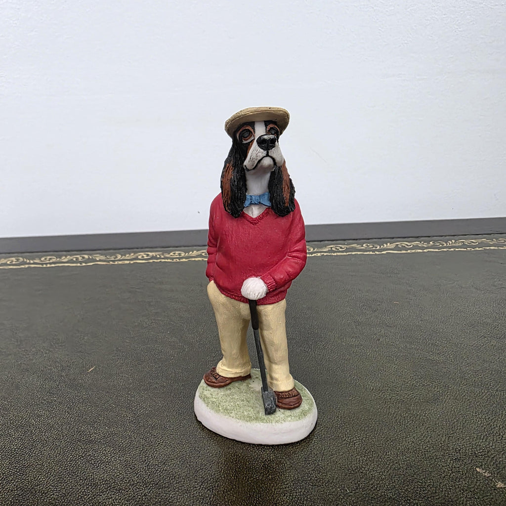 American Cocker Dog Figurine Country Companions Robert Harrop CC38 Vintage British Decor Sculpture