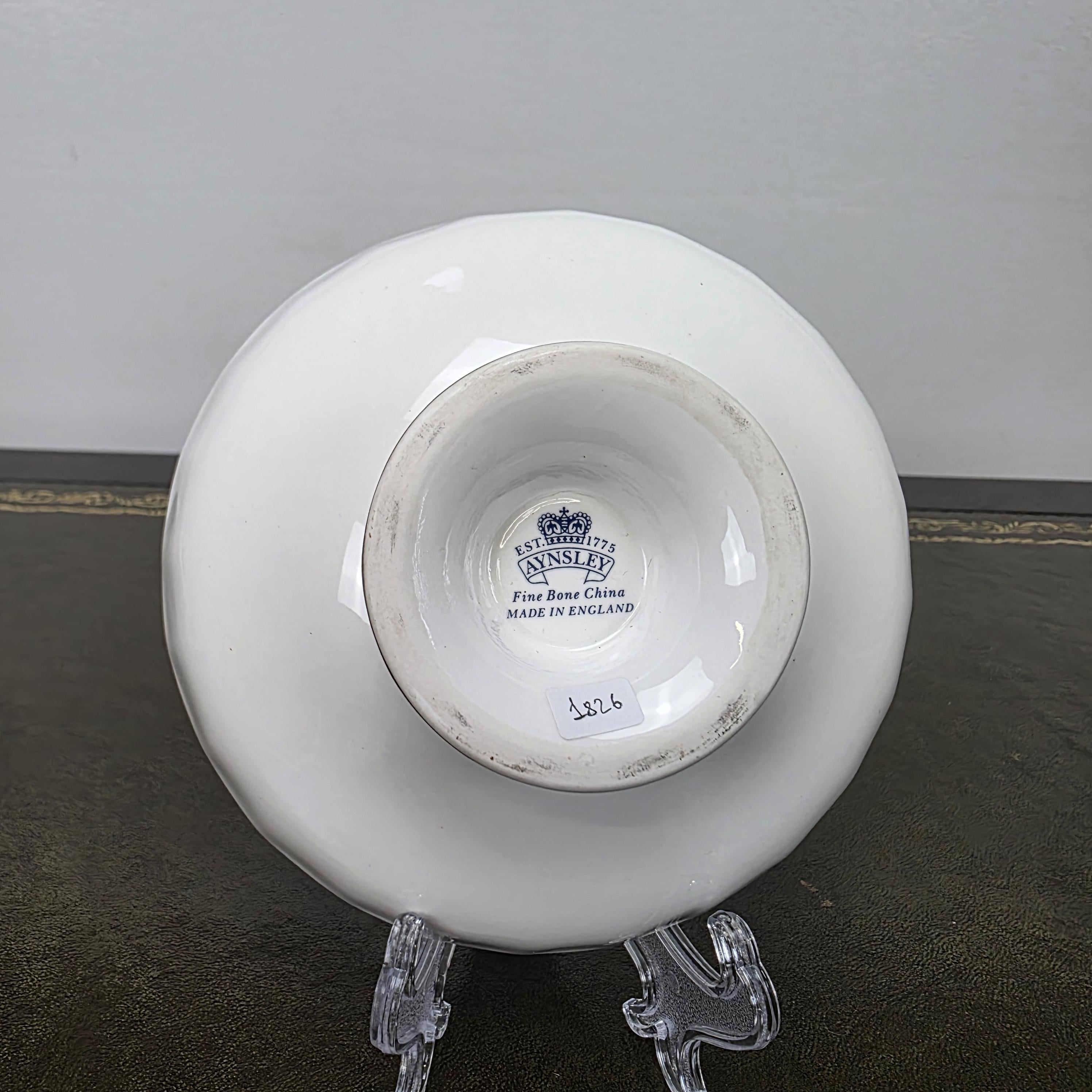 Aynsley Royal Dish Fine Bone China Queen Mother 90th Birthday England 1990 Commemorative Piece