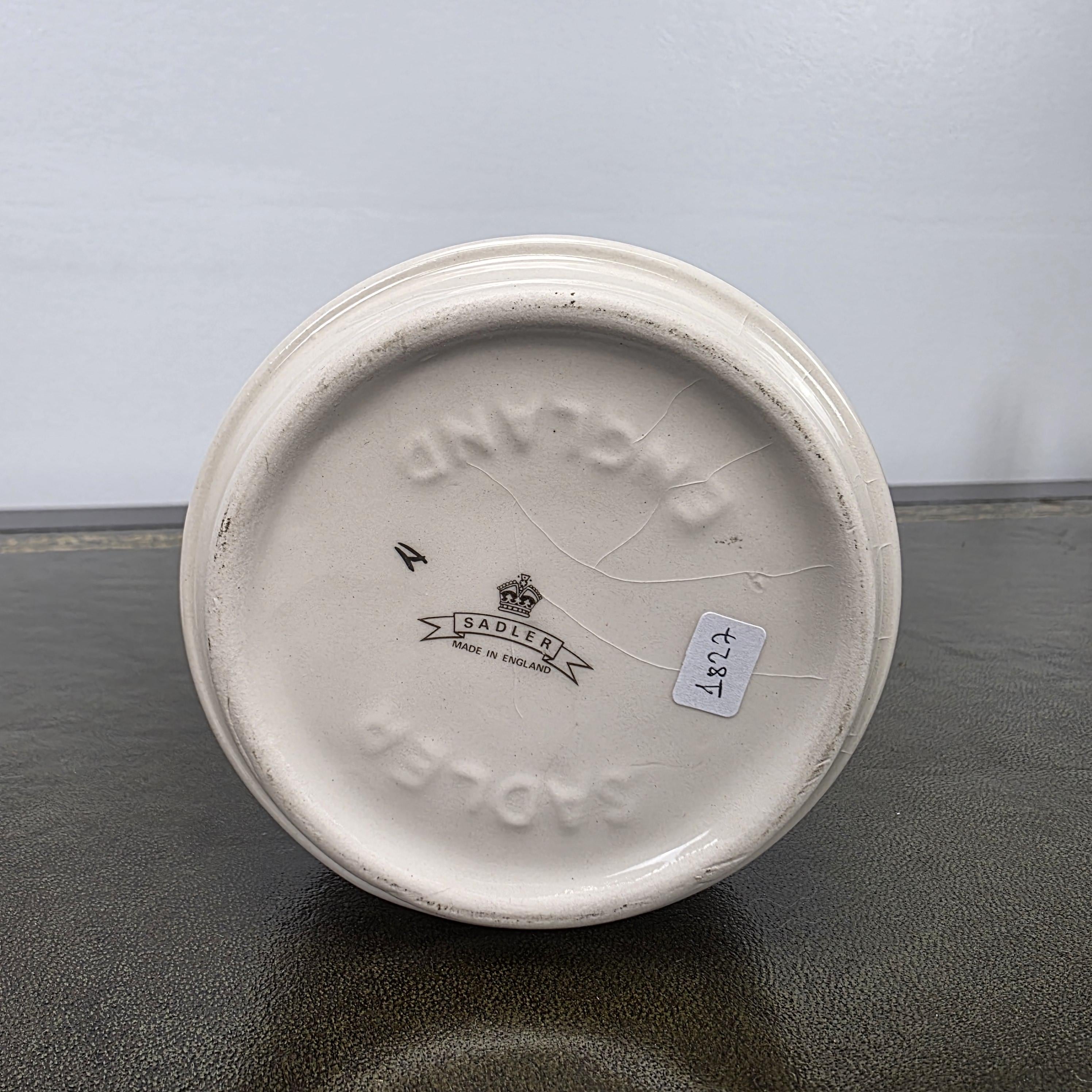 Sadler Royal Wedding Jewellery Box Ceramic Prince Charles Lady Diana England 1981 Commemorative Collectible