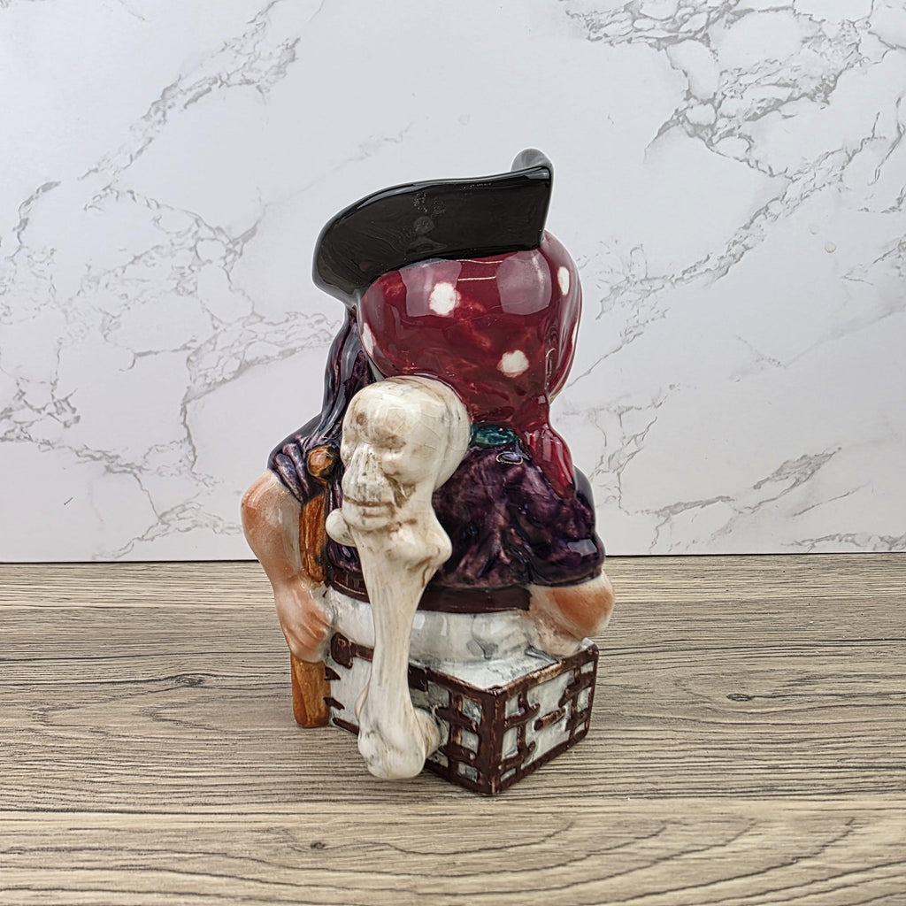 Toby Character Jug Long John Silver by Shorter and Son | Staffordshire England | Pirate Mug