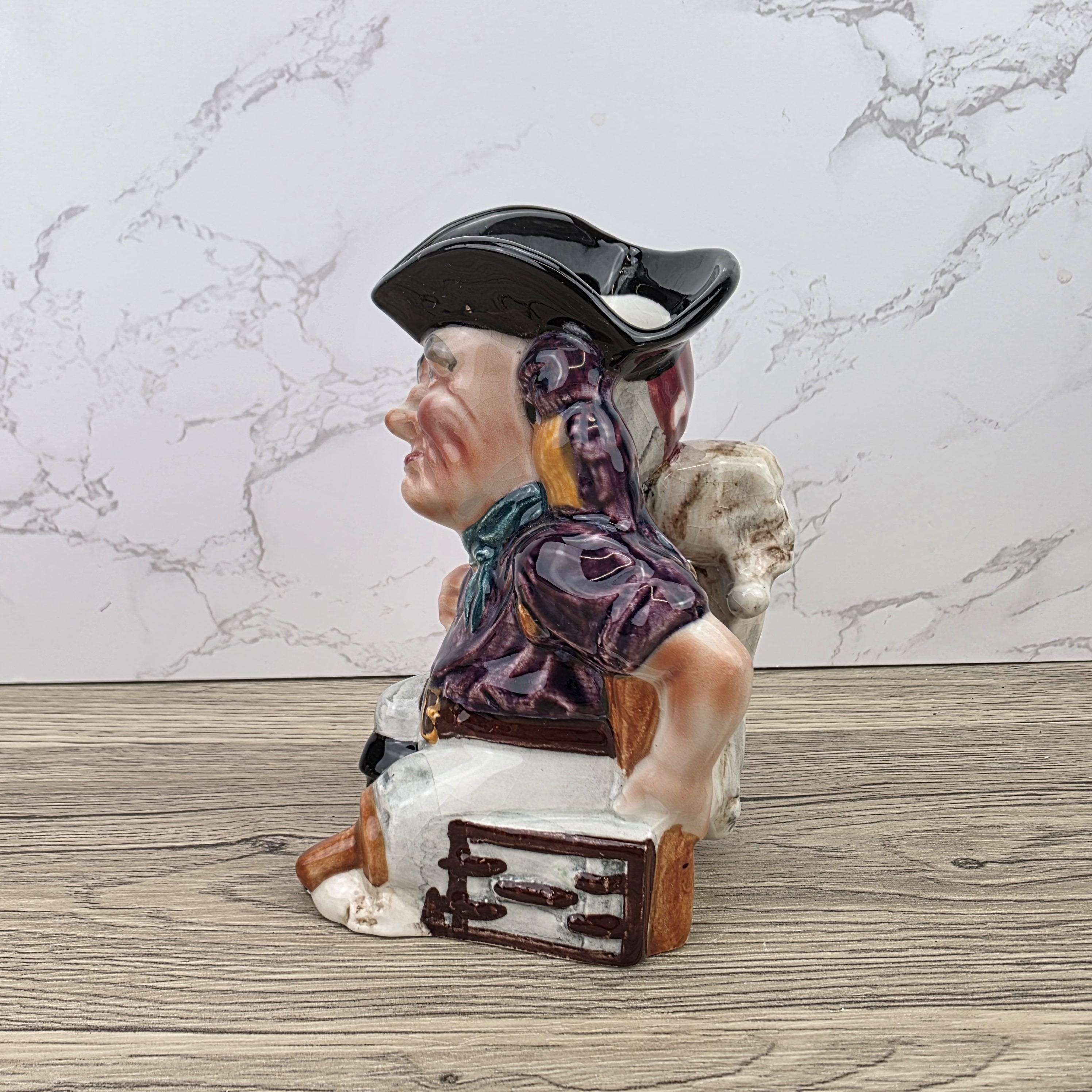 Toby Character Jug Long John Silver by Shorter and Son | Staffordshire England | Pirate Mug