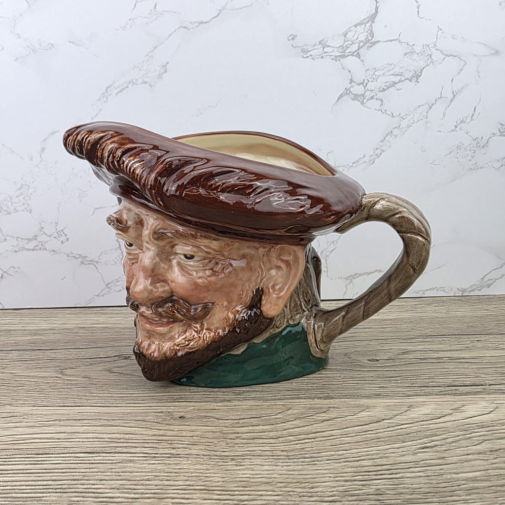 Vintage Royal Doulton Drake Sir Francis Character Toby Jug | English Porcelain Collectible Ceramic Mug