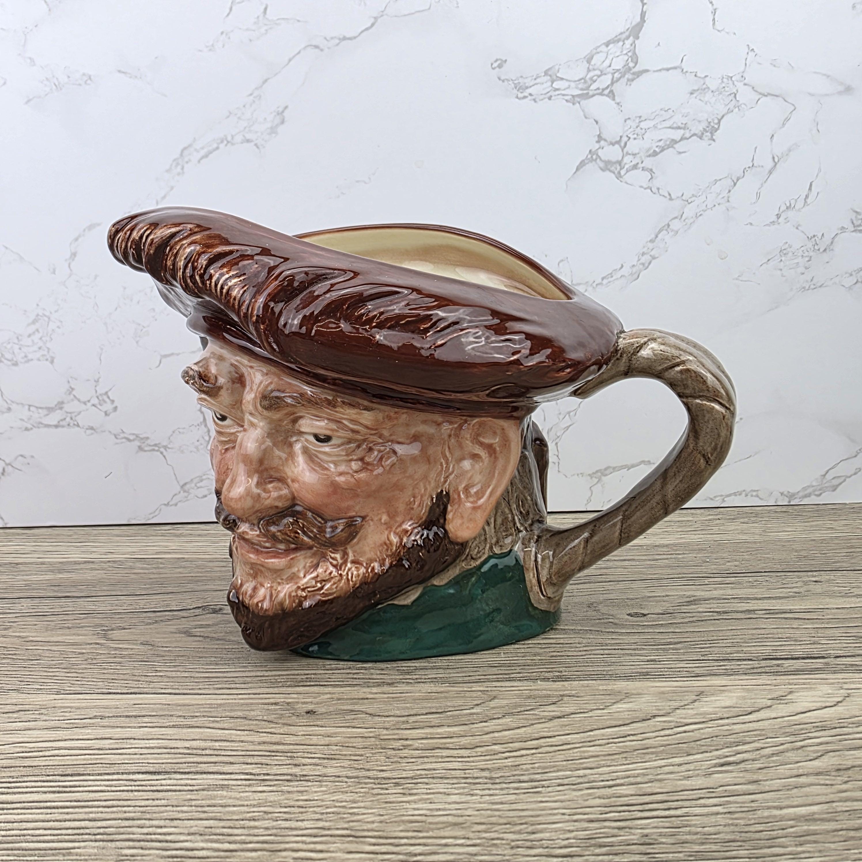 Vintage Royal Doulton Drake Sir Francis Character Toby Jug | English Porcelain Collectible Ceramic Mug