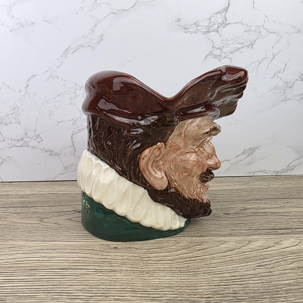 Vintage Royal Doulton Drake Sir Francis Character Toby Jug | English Porcelain Collectible Ceramic Mug