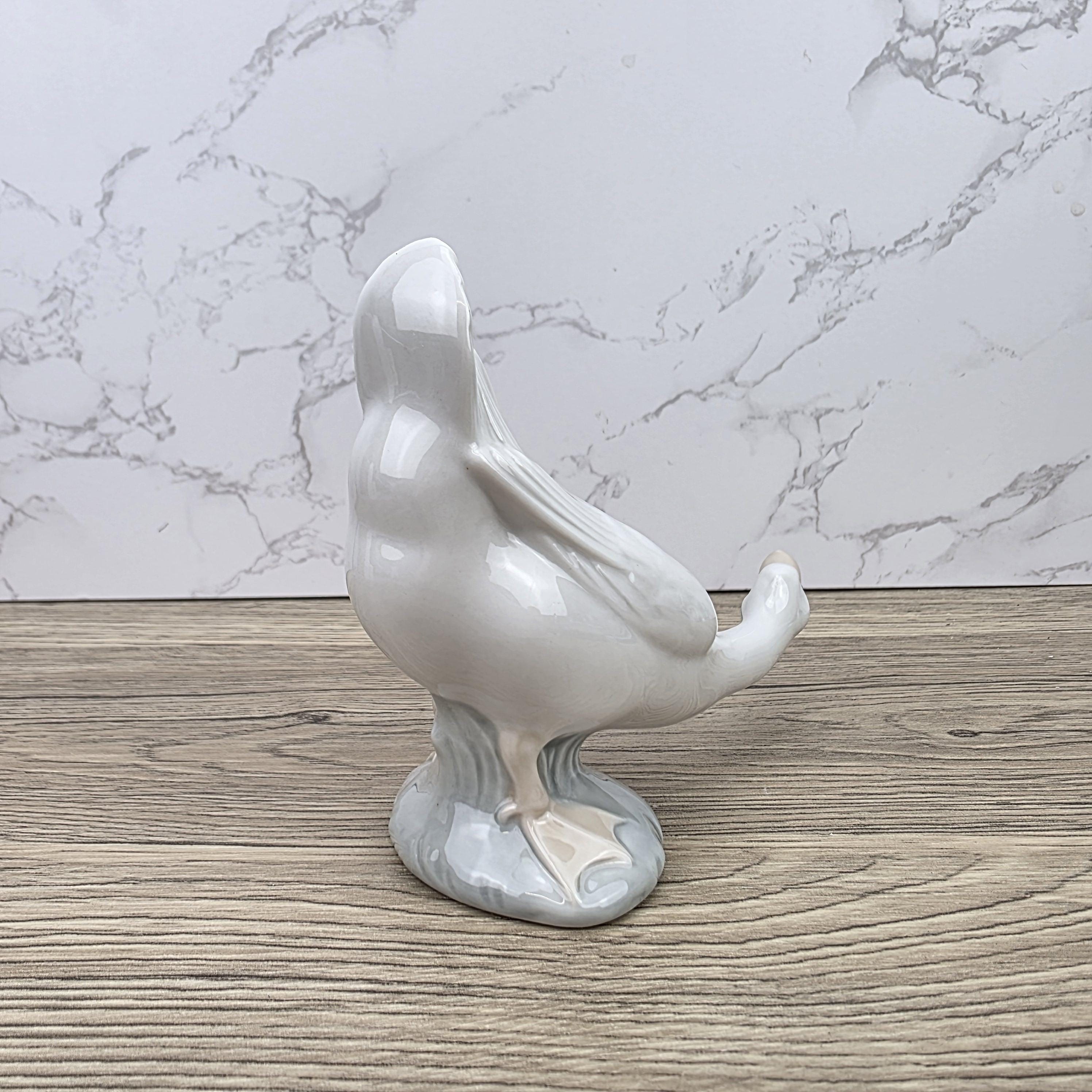 Nao by Lladró Porcelain Swan Figurine Made in Spain | Vintage Bird Sculpture Decor Piece