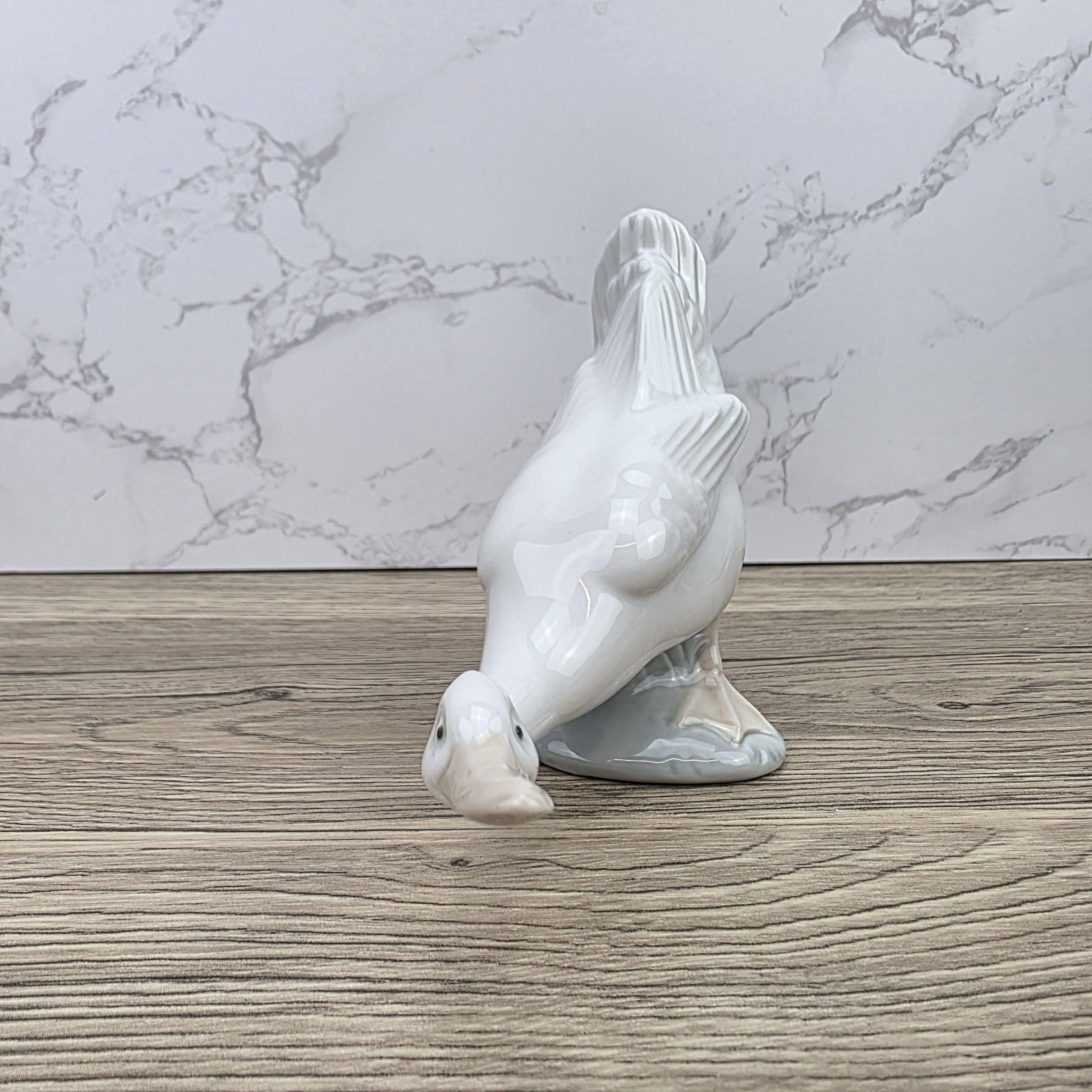 Nao by Lladró Porcelain Swan Figurine Made in Spain | Vintage Bird Sculpture Decor Piece