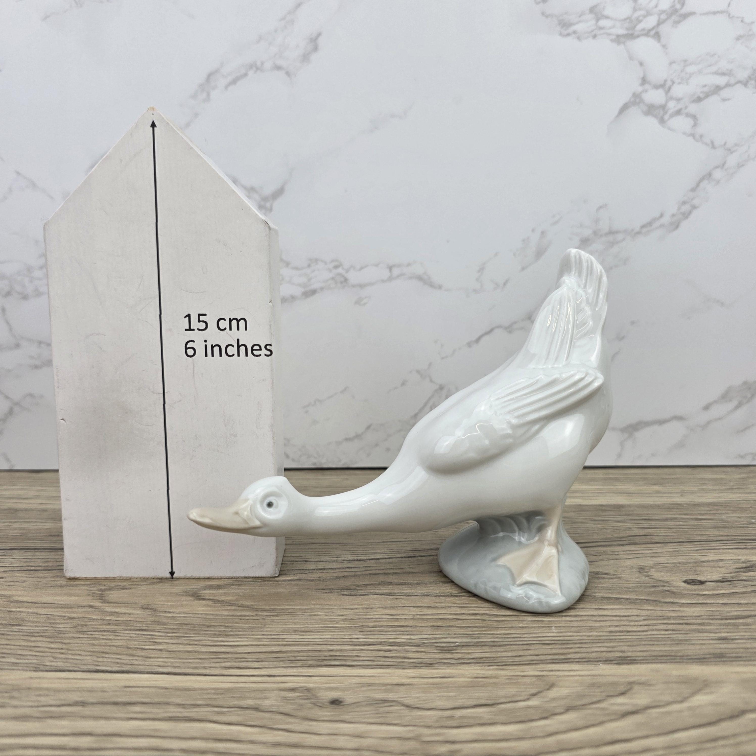 Nao by Lladró Porcelain Swan Figurine Made in Spain | Vintage Bird Sculpture Decor Piece