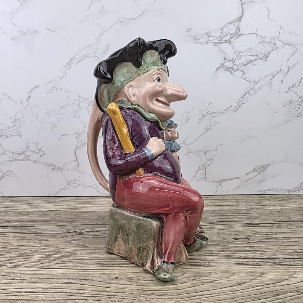 Melbaware Toby Character Jug Made in England | Vintage Hand Painted Ceramic Jug Decor Piece