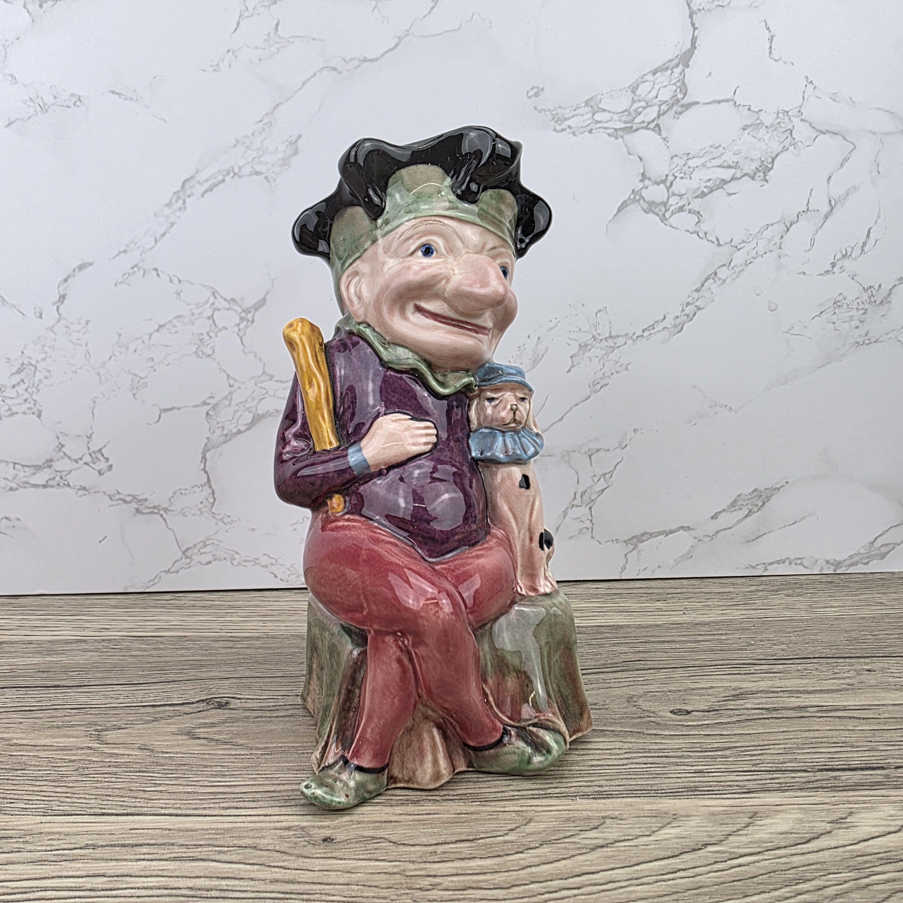 Melbaware Toby Character Jug Made in England | Vintage Hand Painted Ceramic Jug Decor Piece