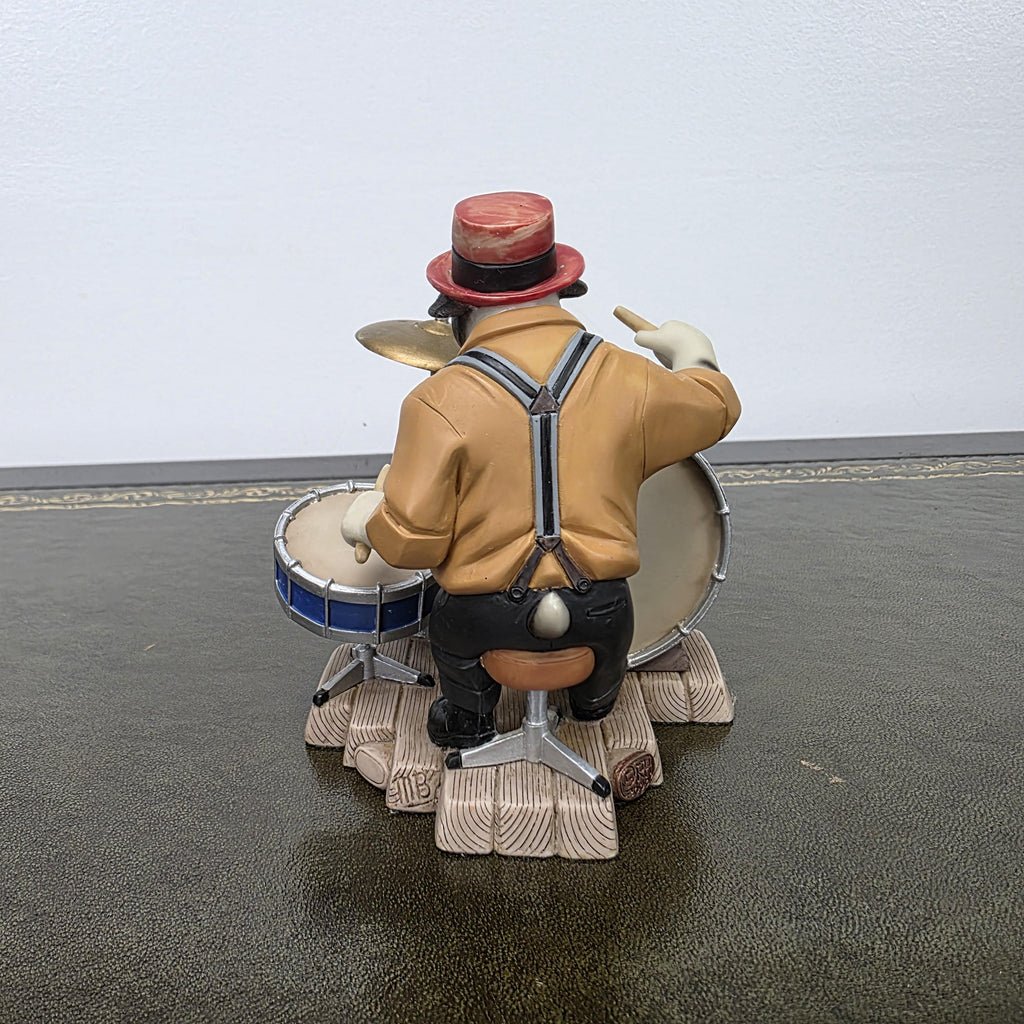 Doggie People Drummer Figurine DP141 Stomping Jackie Russell The Crazy Dog Ragtime Band Vintage