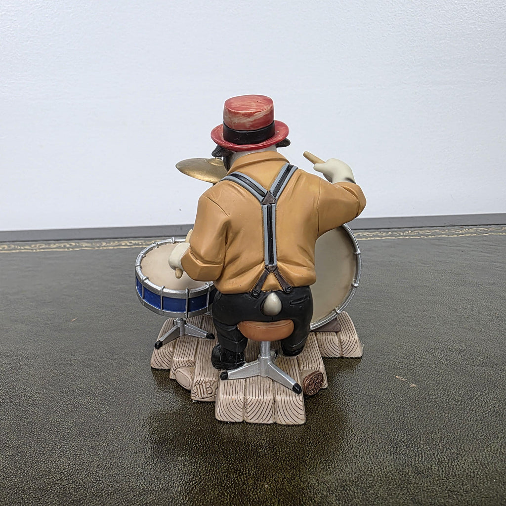 Doggie People Drummer Figurine DP141 Stomping Jackie Russell The Crazy Dog Ragtime Band Vintage
