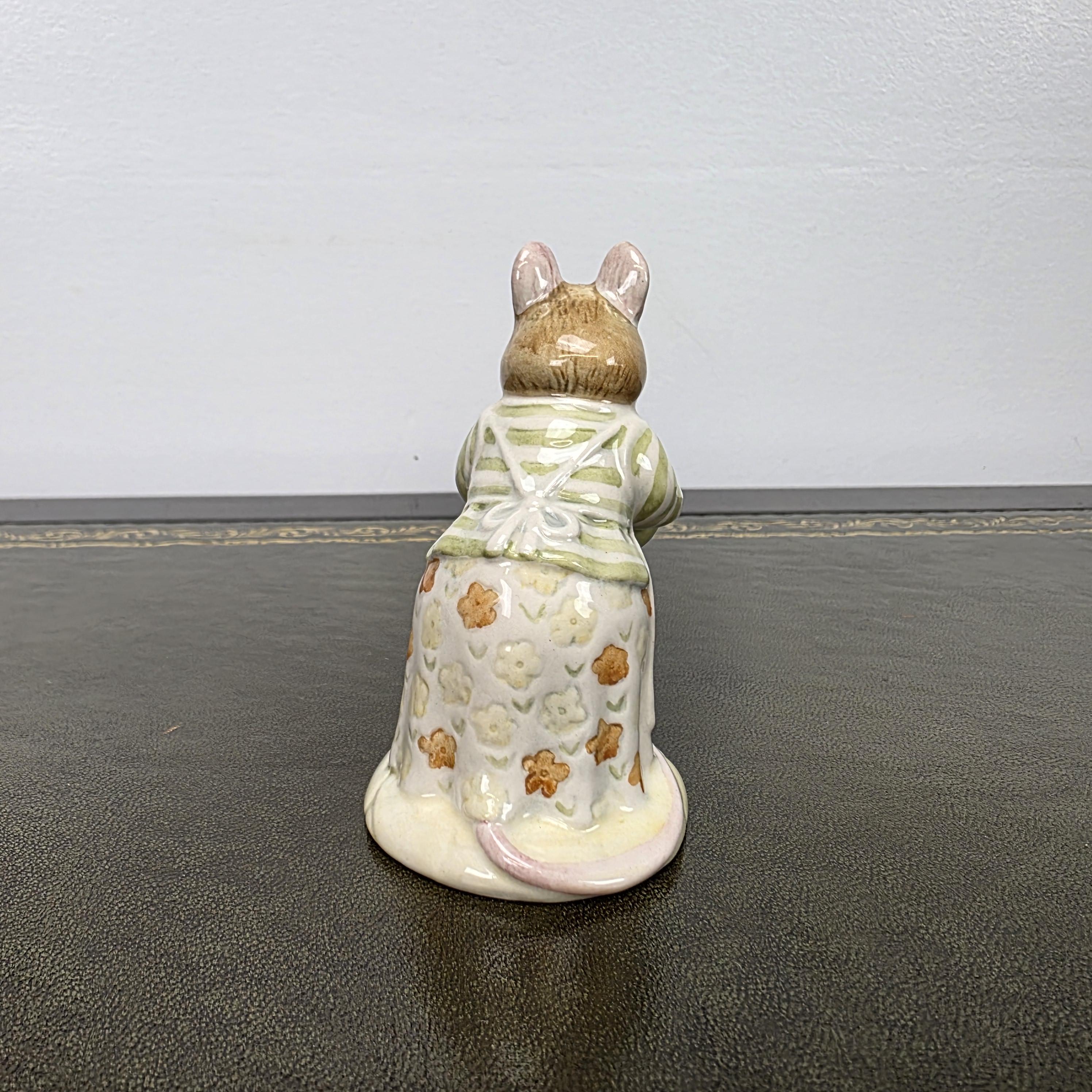 Royal Doulton Brambly Hedge Figurine Mrs Toadflax DBH11 1985 Bone China Figure Collection Mouse