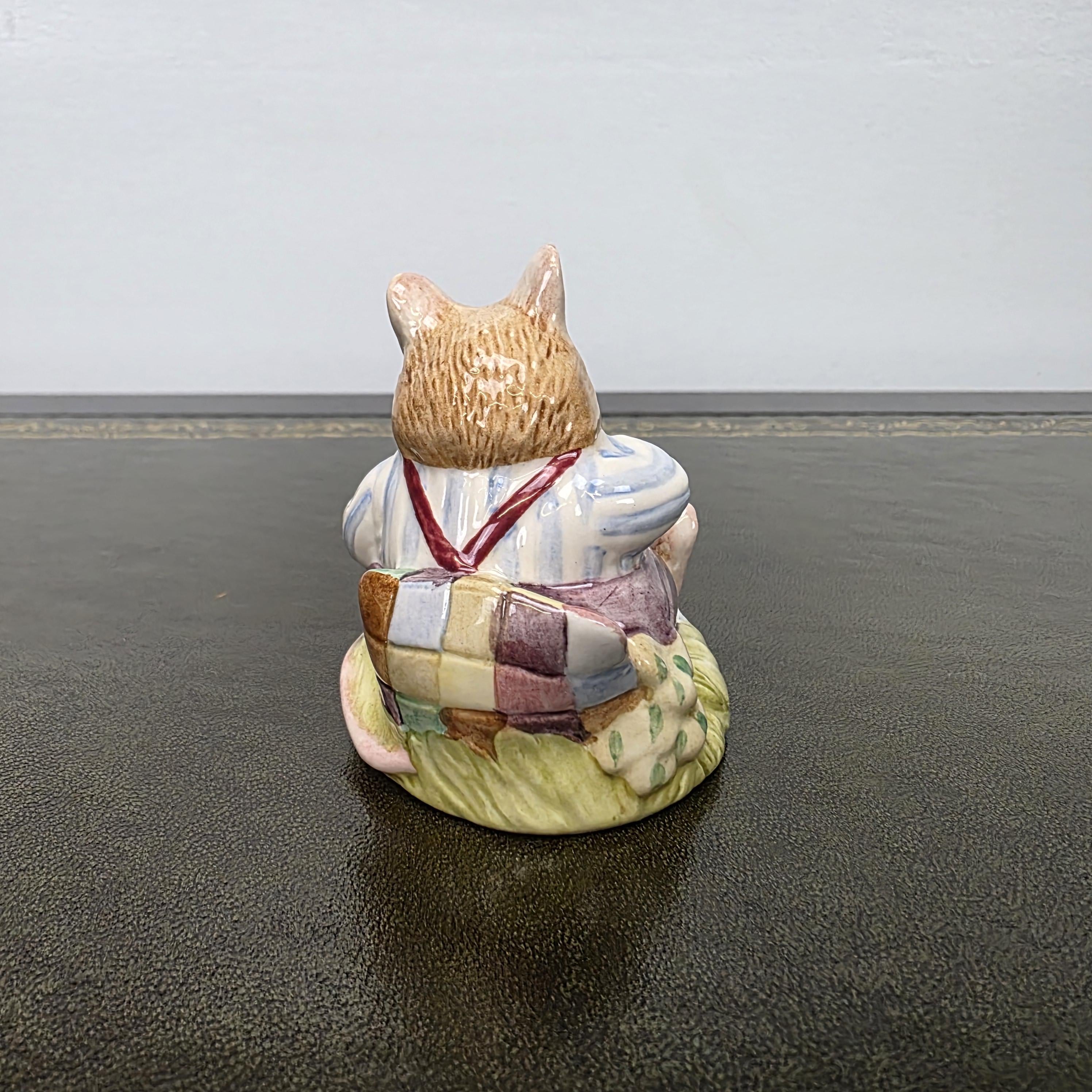 Royal Doulton Brambly Hedge Figurine Mr Toadflax DBH10 1983 Bone China Figure Mouse Ornament