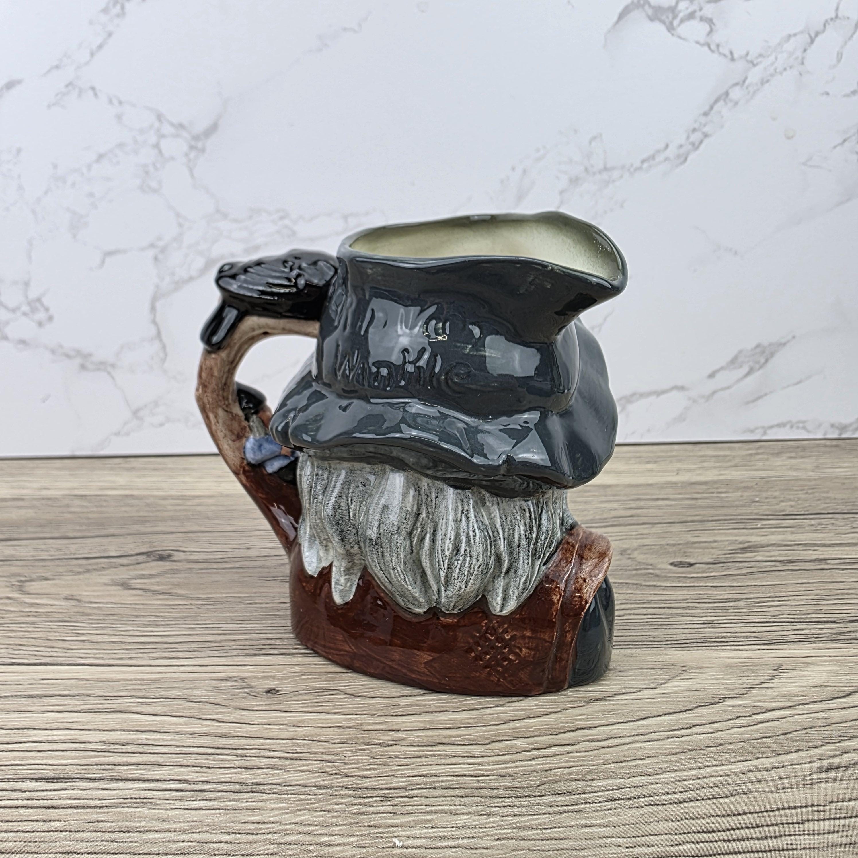 Character Jug Toby Pitcher Royal Doulton Rip Van Winkle D6463 Vintage English Pottery 1954