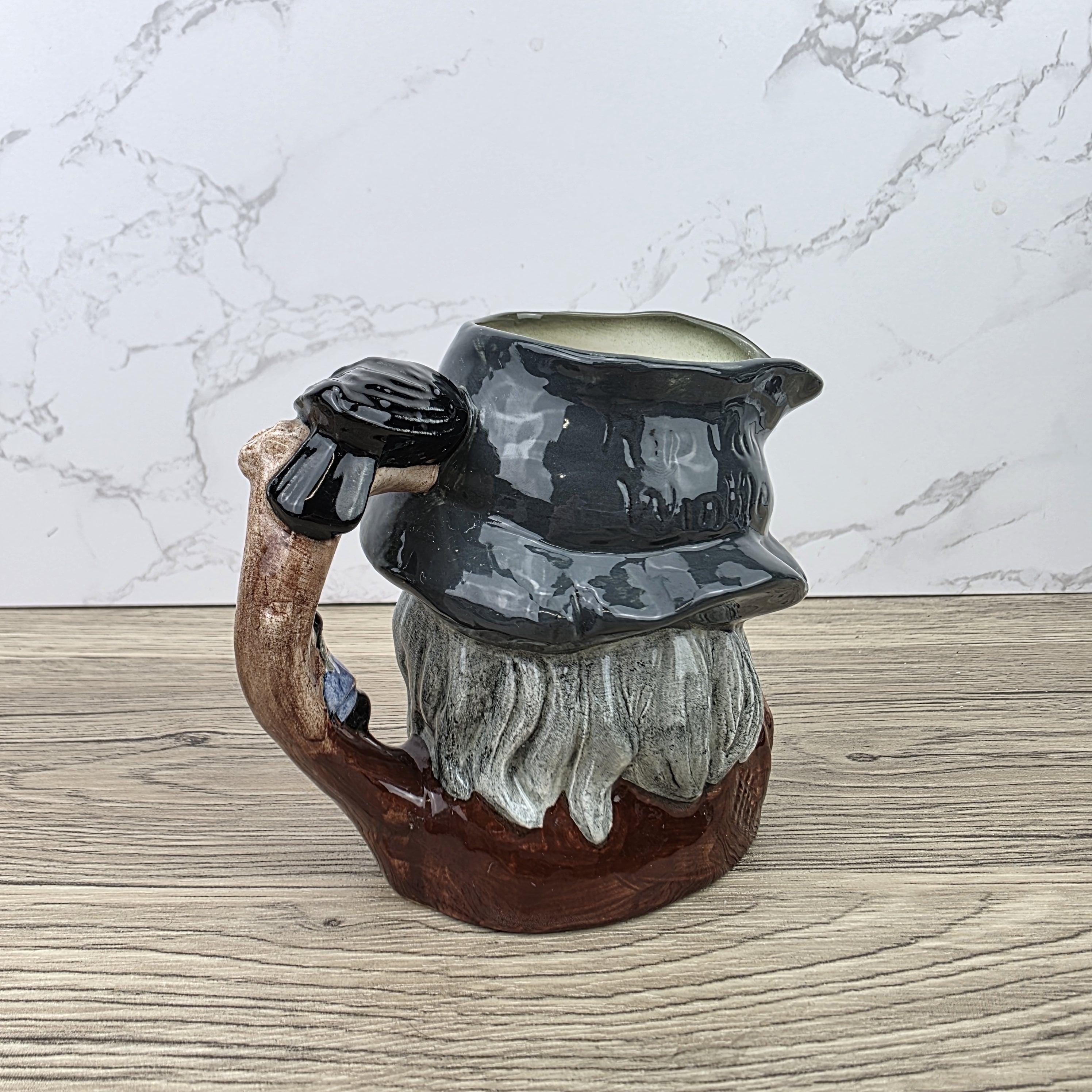 Character Jug Toby Pitcher Royal Doulton Rip Van Winkle D6463 Vintage English Pottery 1954