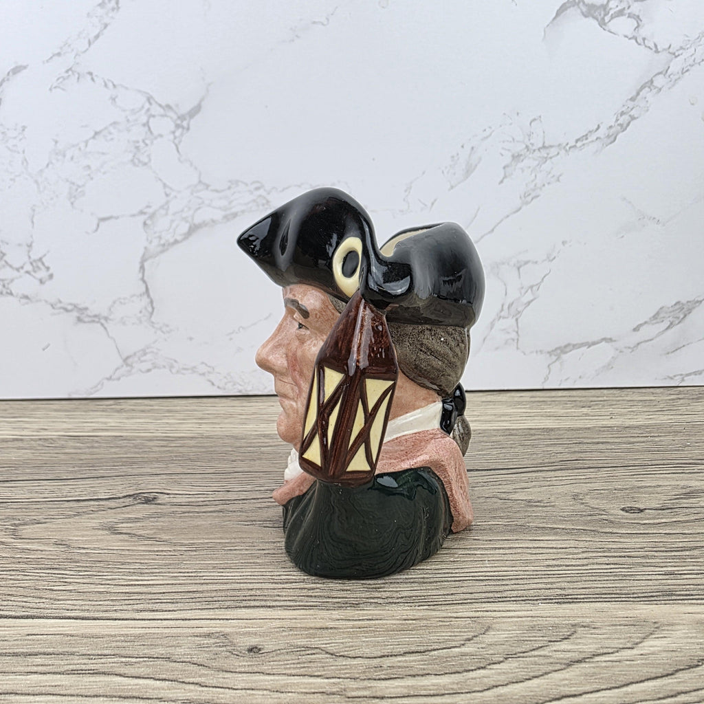 Character Jug Toby Pitcher Royal Doulton Night Watchman D6576 Vintage English Pottery Collectible 1962