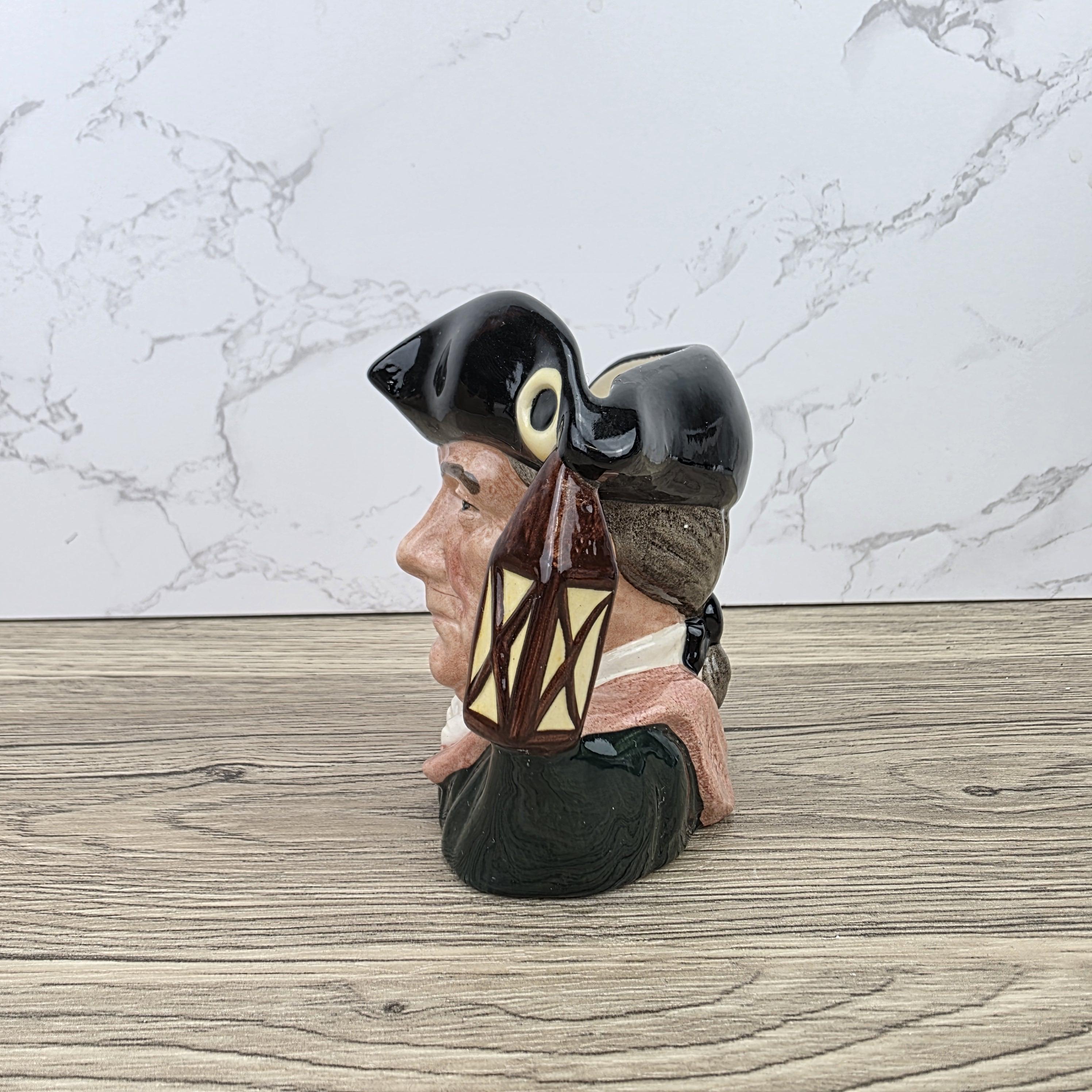 Character Jug Toby Pitcher Royal Doulton Night Watchman D6576 Vintage English Pottery Collectible 1962