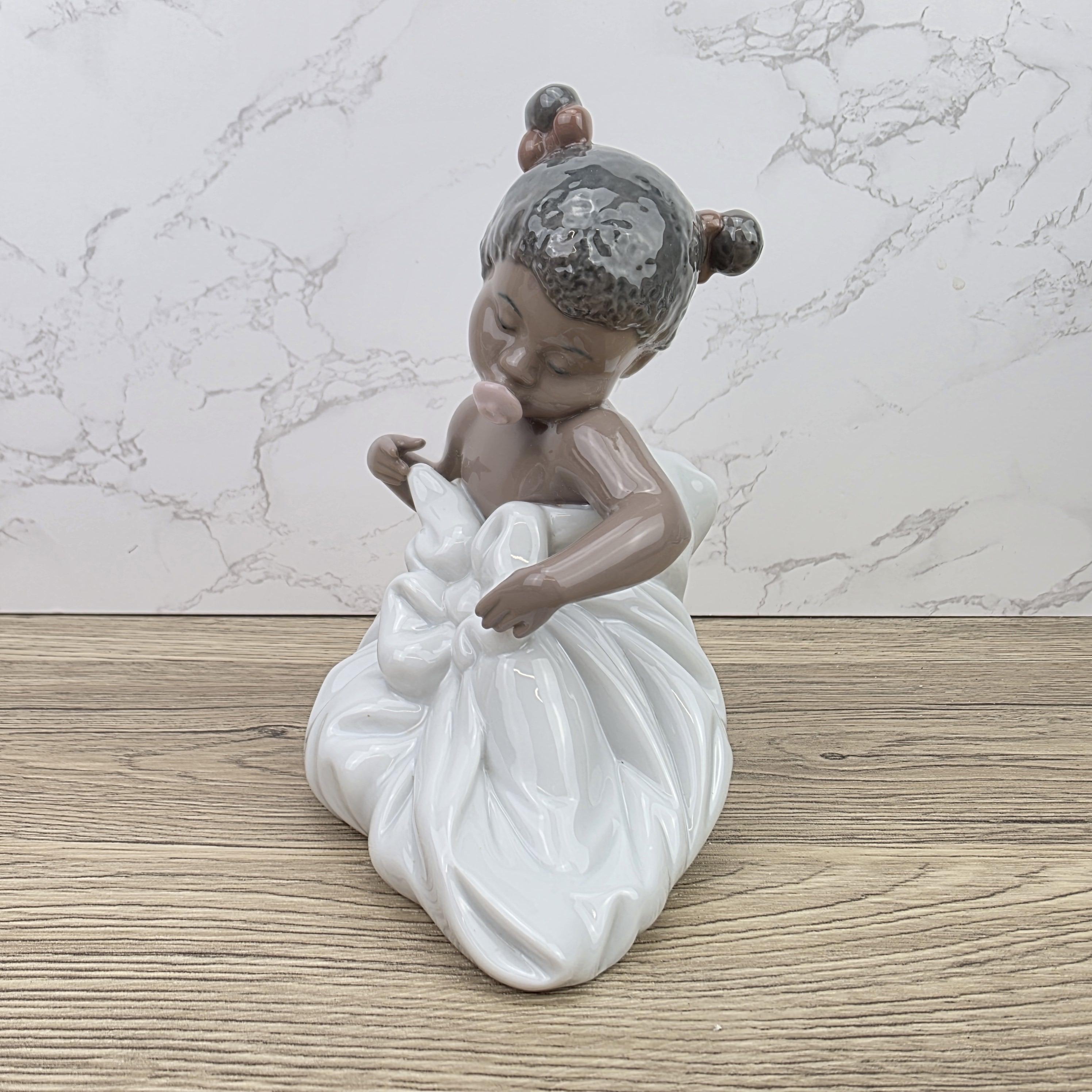 NAO Porcelain Girl Figurine Model 1365 | Handmade Valencia Spain | Late 20th Century Collectible Sculpture