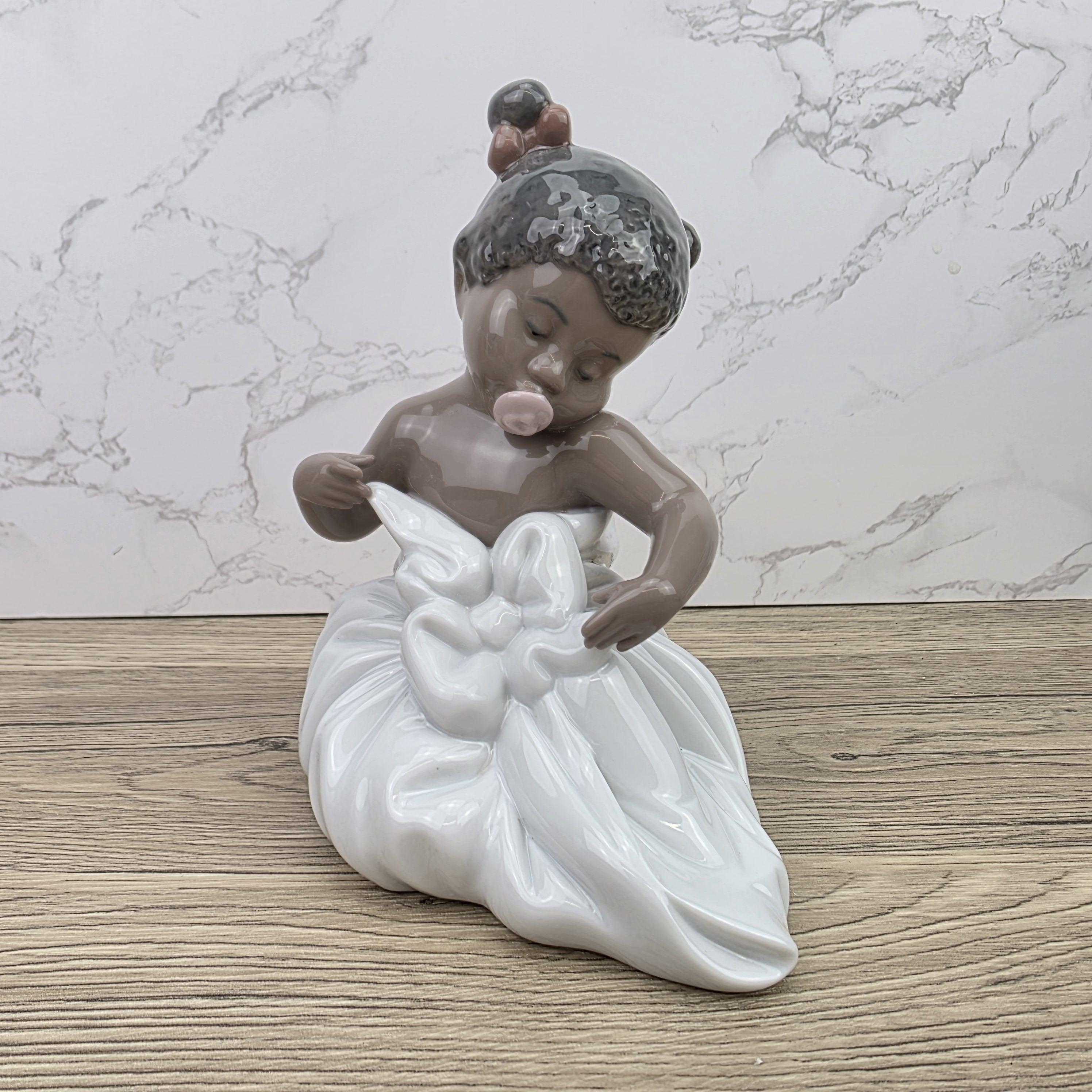NAO Porcelain Girl Figurine Model 1365 | Handmade Valencia Spain | Late 20th Century Collectible Sculpture