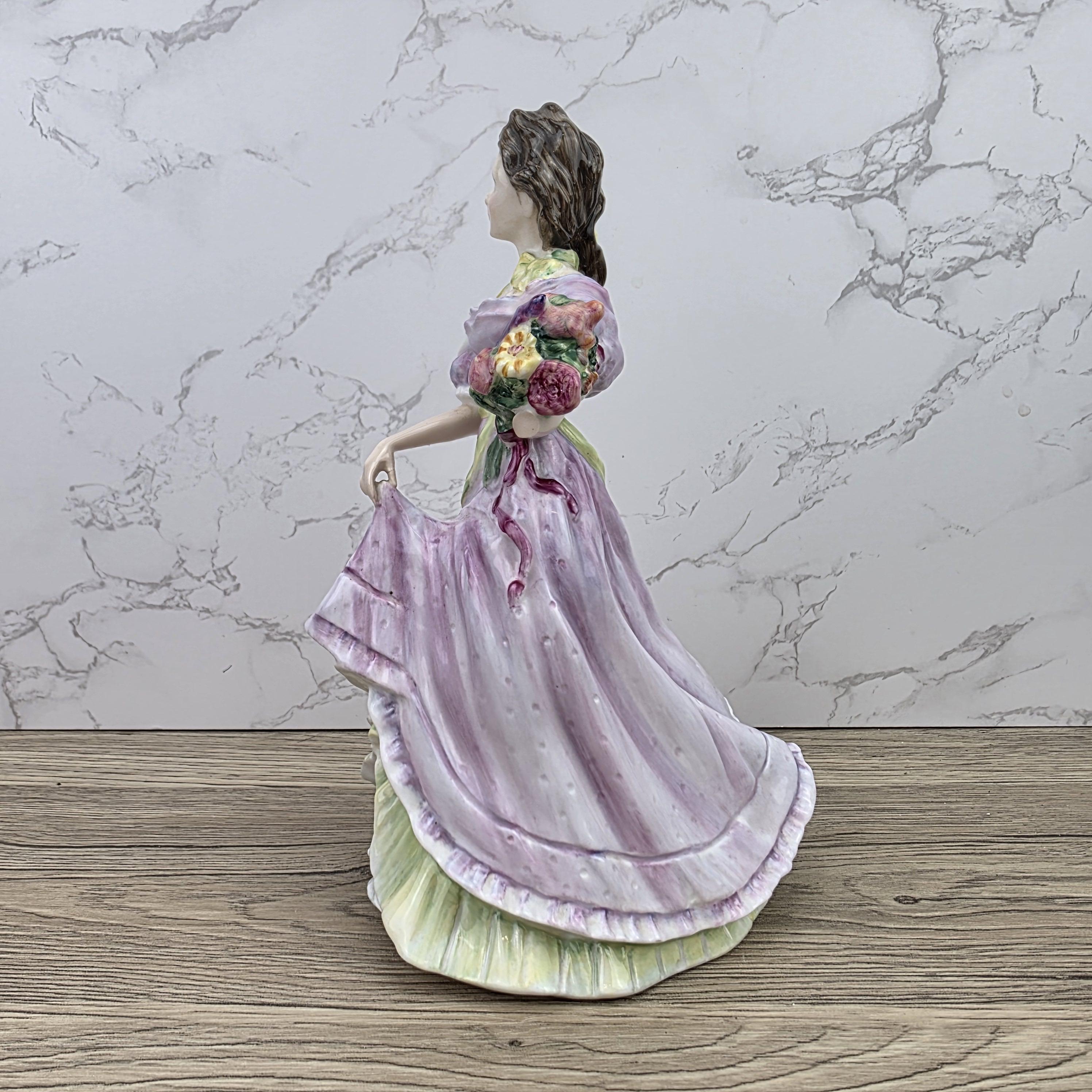 Porcelain Lady Figurine Royal Doulton Summertime HN3478 | Hand Decorated England | 1993 Collectible