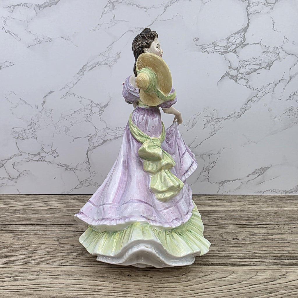 Porcelain Lady Figurine Royal Doulton Summertime HN3478 | Hand Decorated England | 1993 Collectible