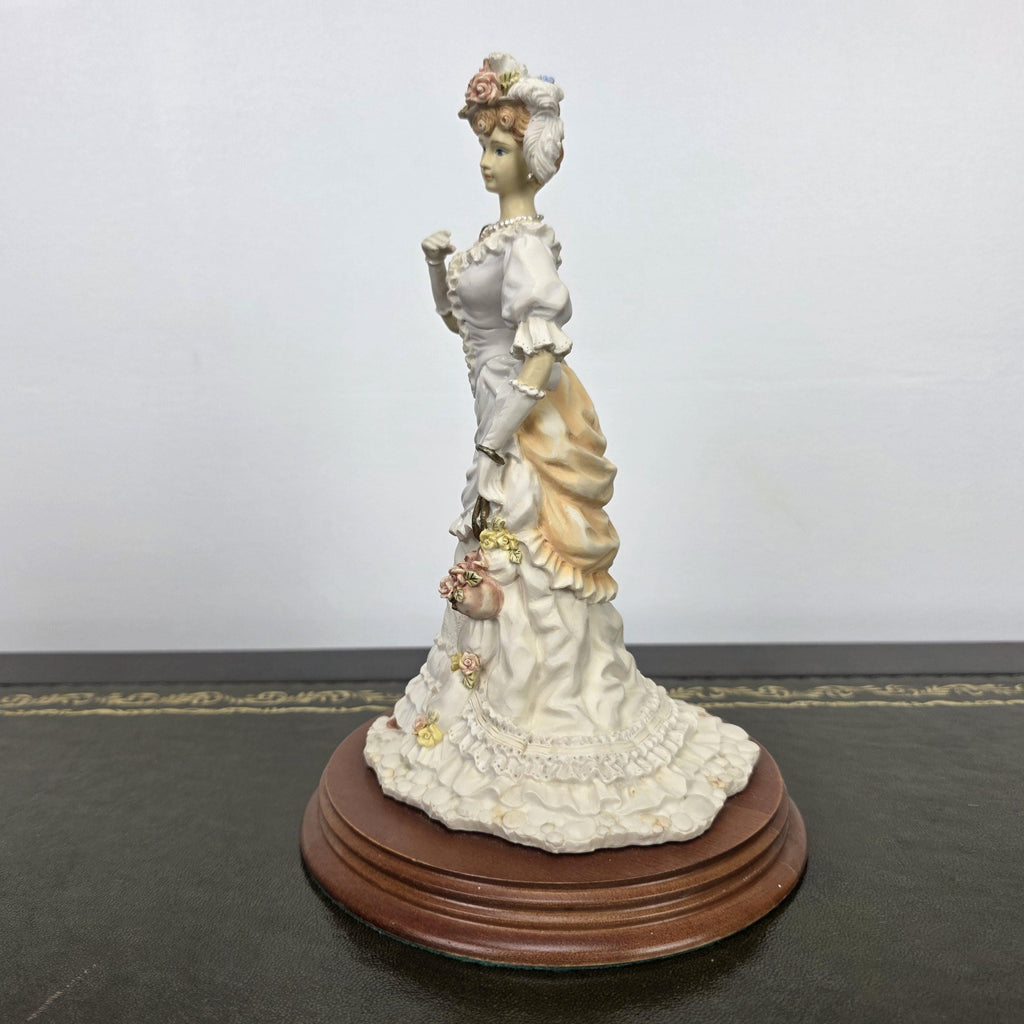 Victorian Lady Resin Figurine Sunday Stroll Leonardo Collection 1994 | Collectible Display Home Vintage Decor