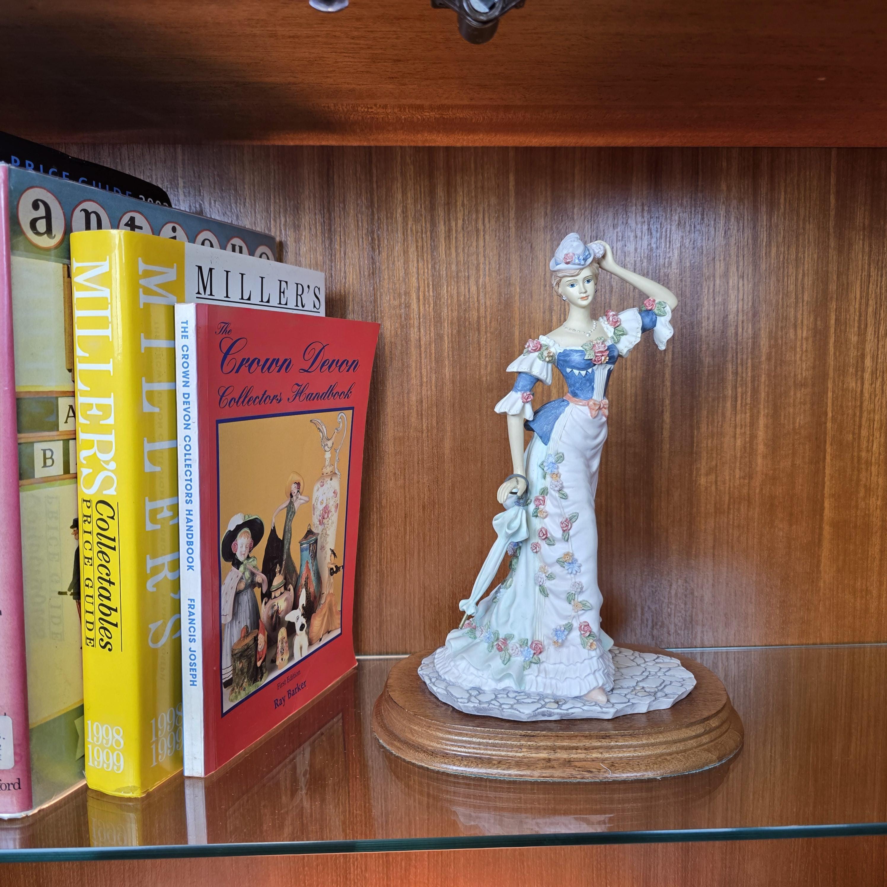 Victorian Lady Resin Figurine True Poise Leonardo Collection 1995 | Collectible Display Home Vintage Decor