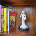 Victorian Lady Resin Figurine Leonardo Spring Bouquet 1994 | Collectible Display Sculpture Home Decor Piece