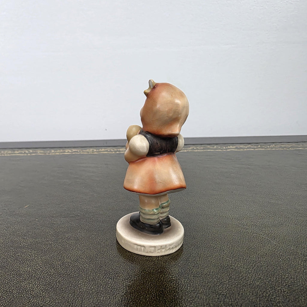 Vintage Hummel Goebel Girl Figurine Holding Doll | 1967 W Germany Porcelain Collectible Display Statue