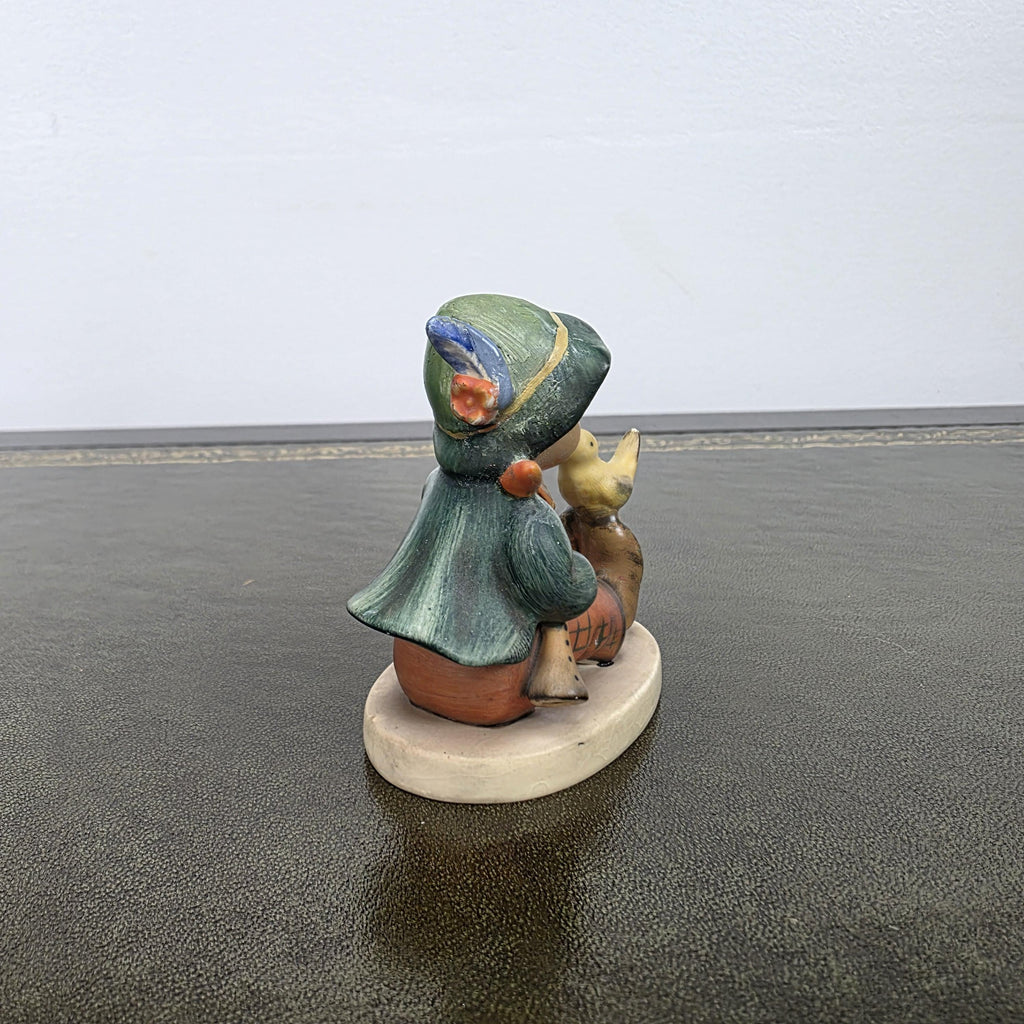 Vintage Hummel Goebel Boy Figurine with Singing Bird | W Germany Porcelain Collectible Display Statue