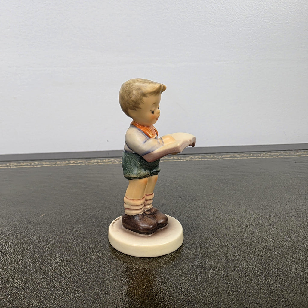 Goebel Hummel Club Reading Child Figurine 2087/B | 1999 German Porcelain Collector Display Piece