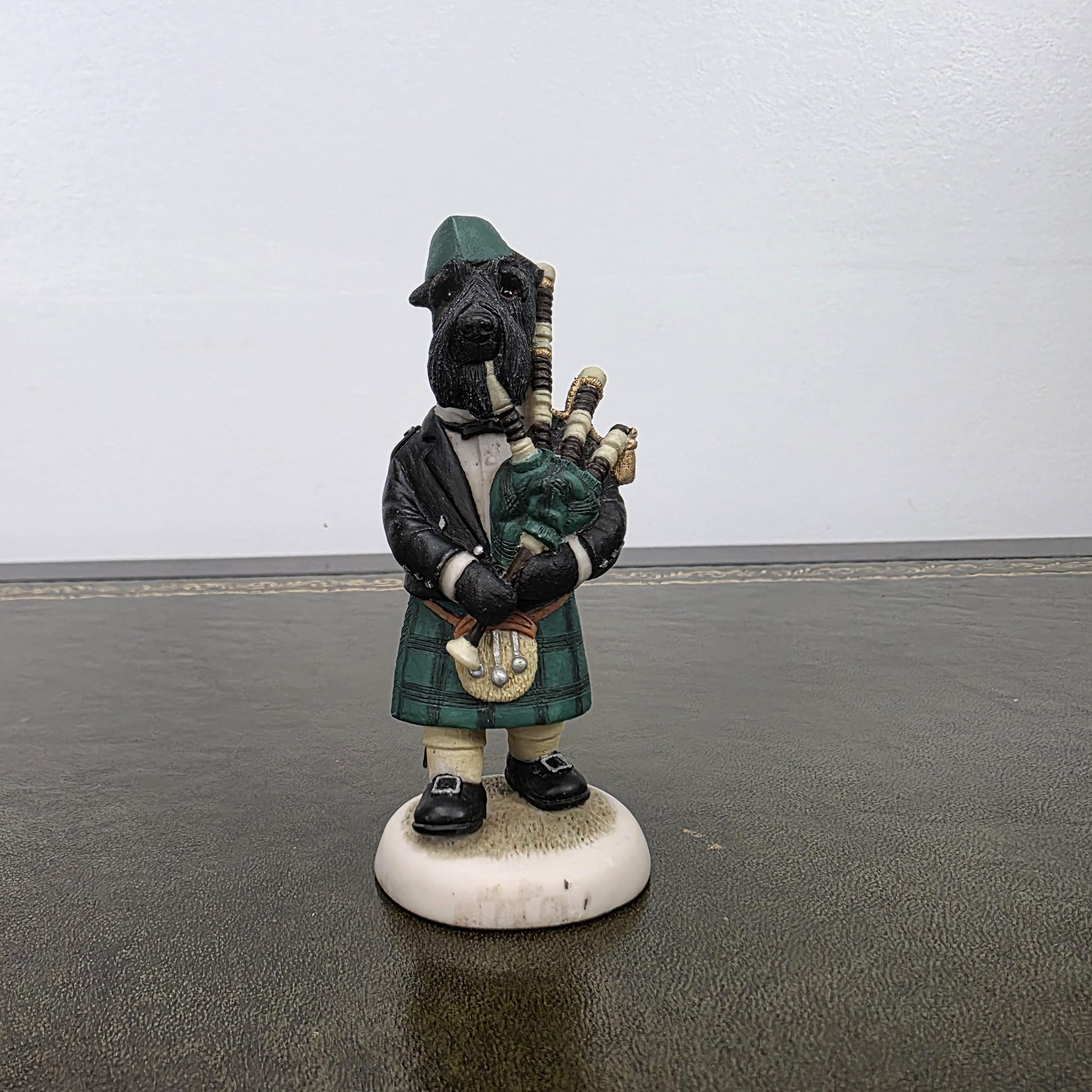 Vintage Country Companions Scottie Piper CC65 Figurine | Robert Harrop England Collectible Scottish Dog Ornament
