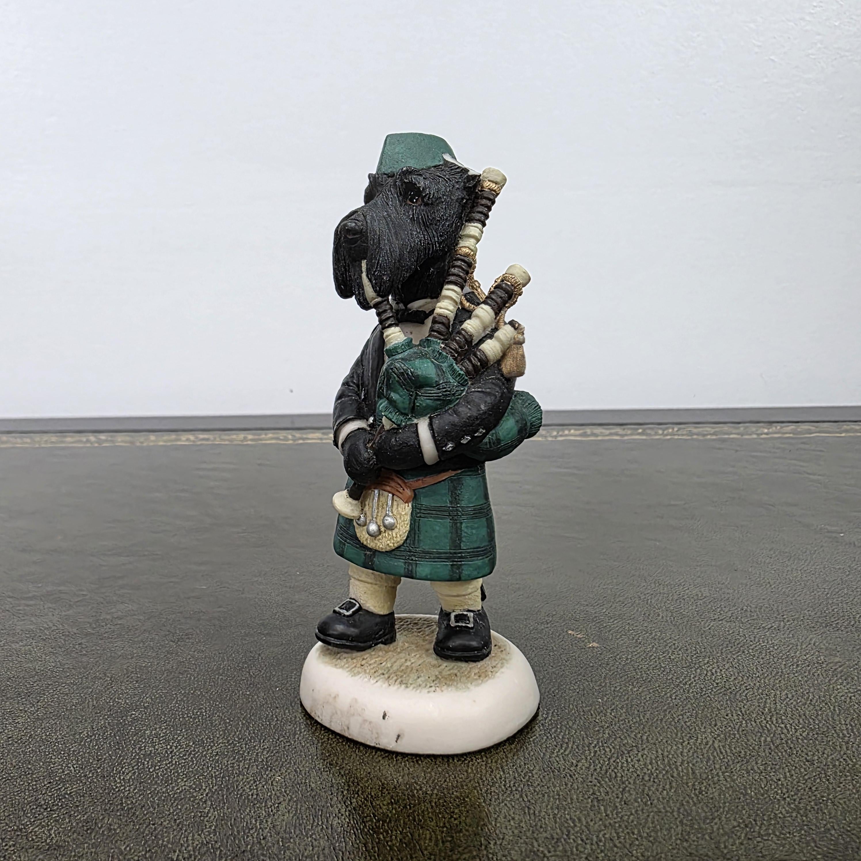 Vintage Country Companions Scottie Piper CC65 Figurine | Robert Harrop England Collectible Scottish Dog Ornament