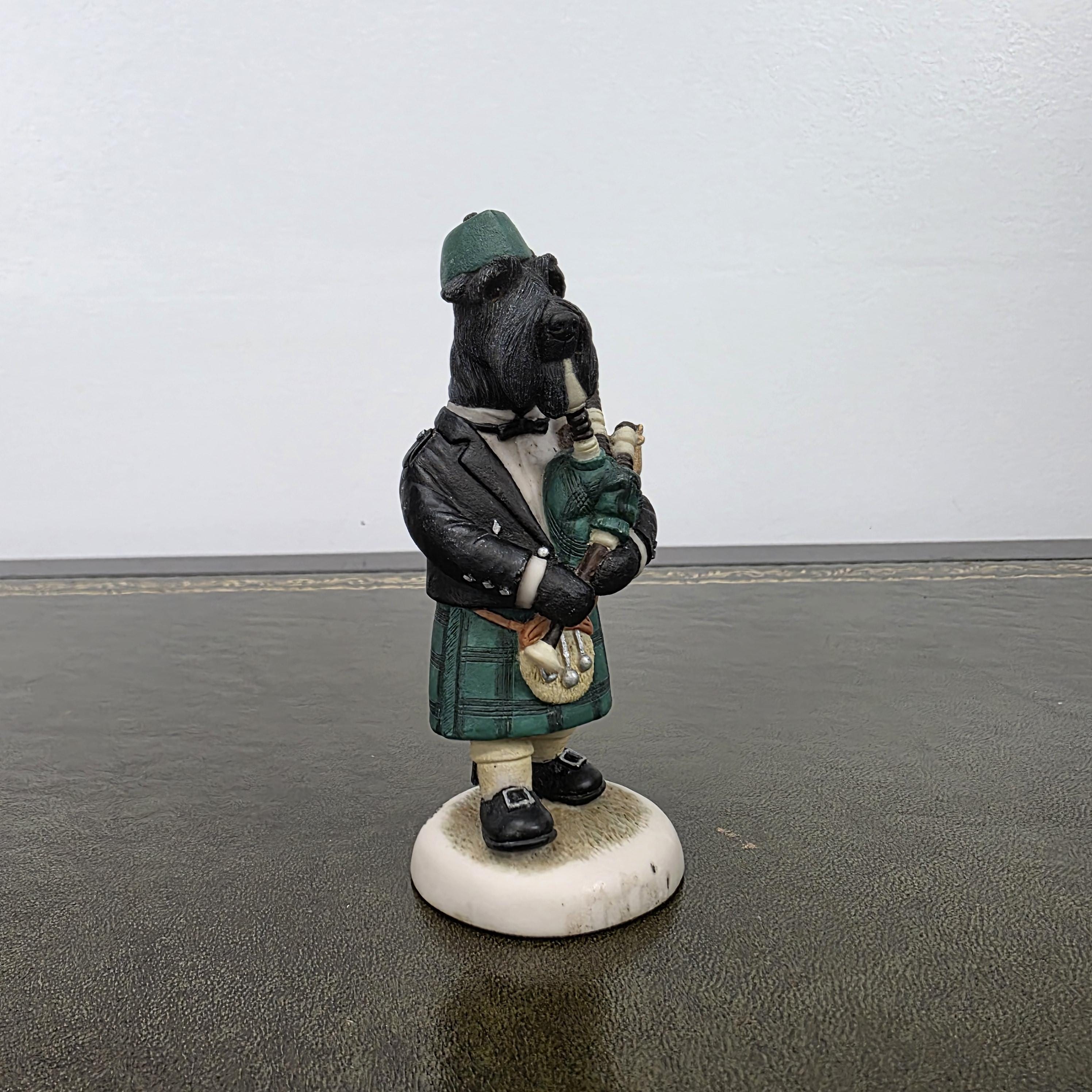 Vintage Country Companions Scottie Piper CC65 Figurine | Robert Harrop England Collectible Scottish Dog Ornament
