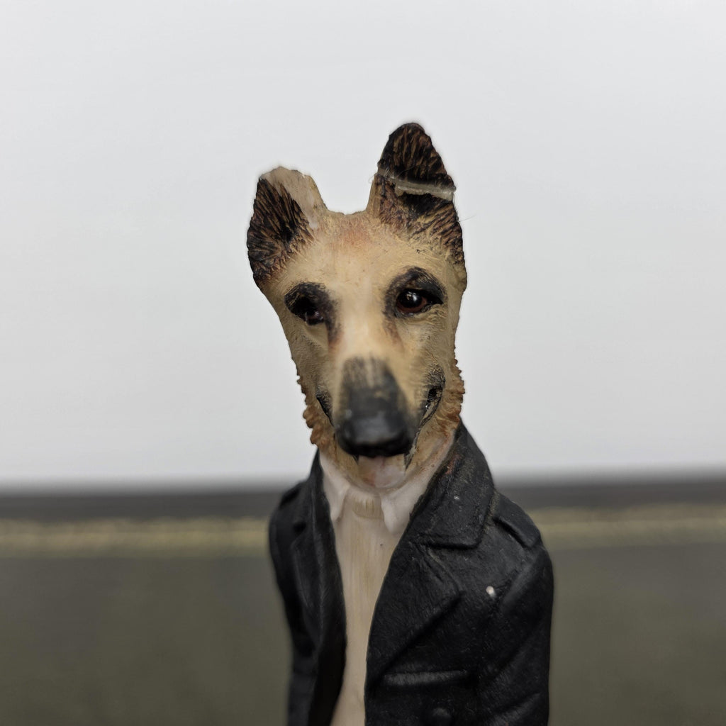 Vintage Country Companions Dog Gentleman Figurine | Robert Harrop England Collectible Resin Animal Ornament Decor