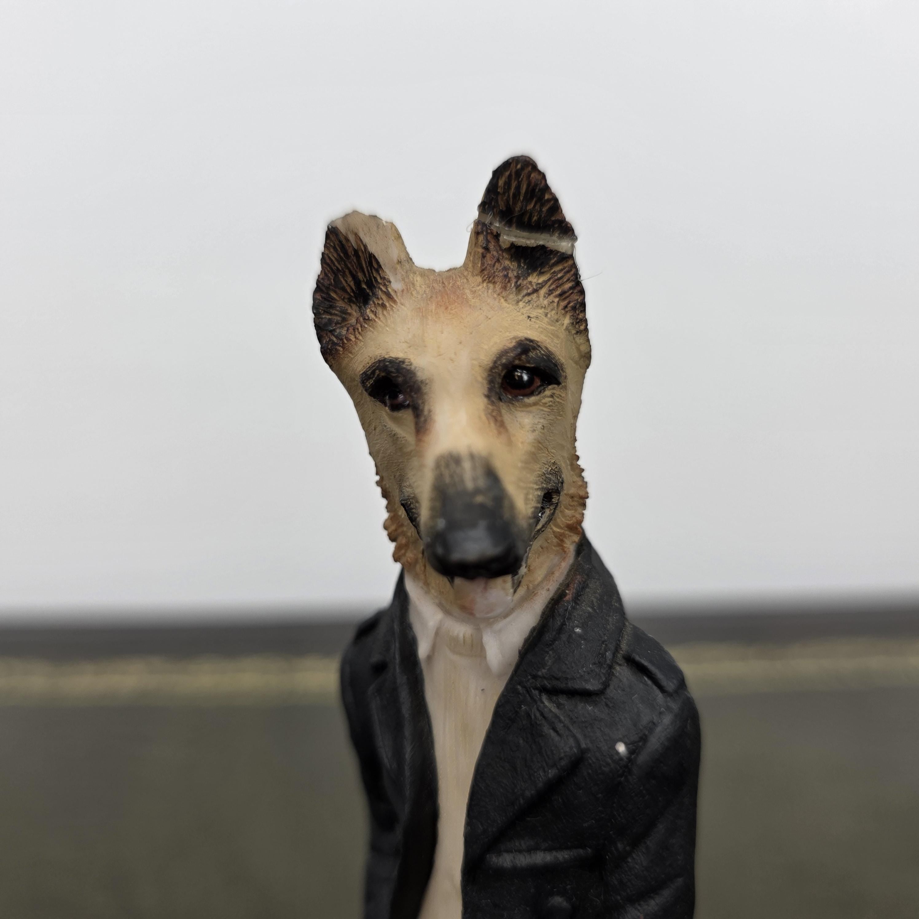 Vintage Country Companions Dog Gentleman Figurine | Robert Harrop England Collectible Resin Animal Ornament Decor