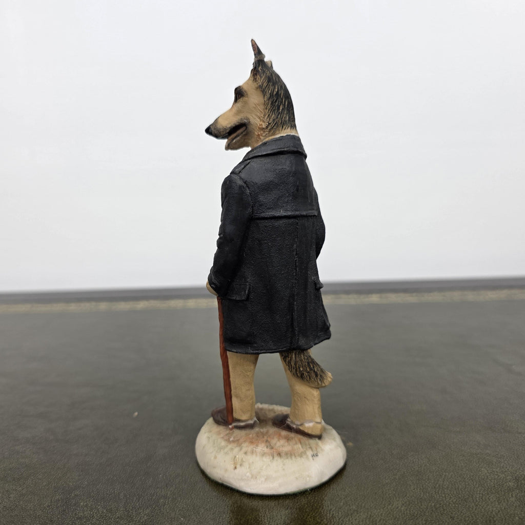 Vintage Country Companions Dog Gentleman Figurine | Robert Harrop England Collectible Resin Animal Ornament Decor