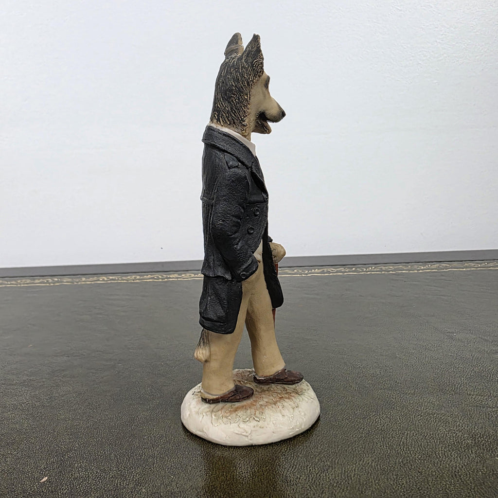Vintage Country Companions Dog Gentleman Figurine | Robert Harrop England Collectible Resin Animal Ornament Decor