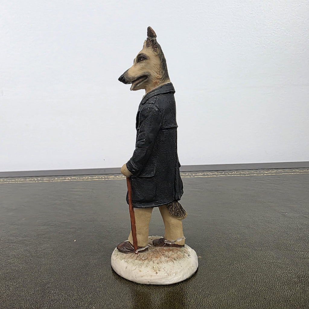 Vintage Country Companions Dog Gentleman Figurine | Robert Harrop England Collectible Resin Animal Ornament Decor